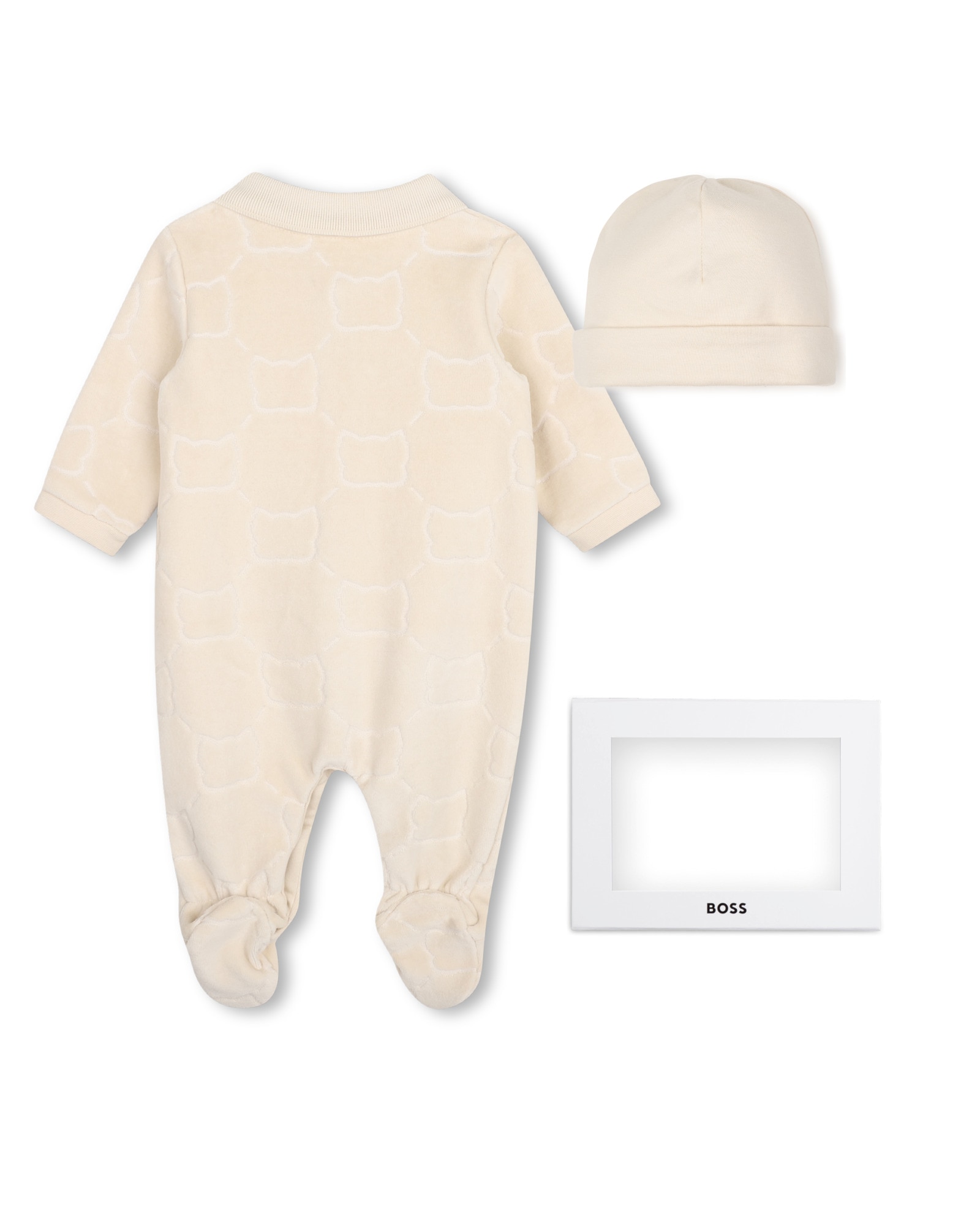 Pijama completo de bebé niño de manga larga con estampado grande - BOSS Kidswear - Crudo Crudo-3
