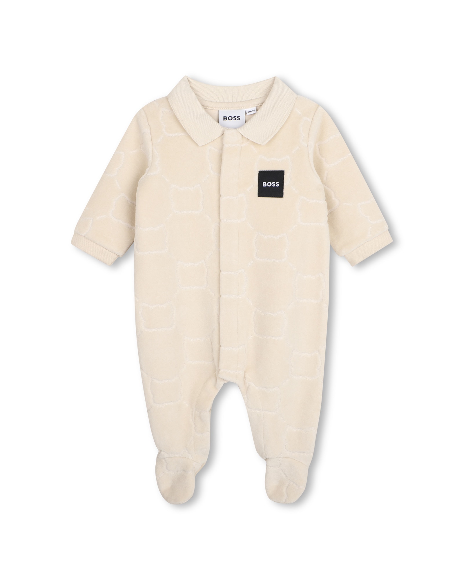 Pijama completo de bebé niño de manga larga con estampado grande - BOSS Kidswear - Crudo Crudo-2