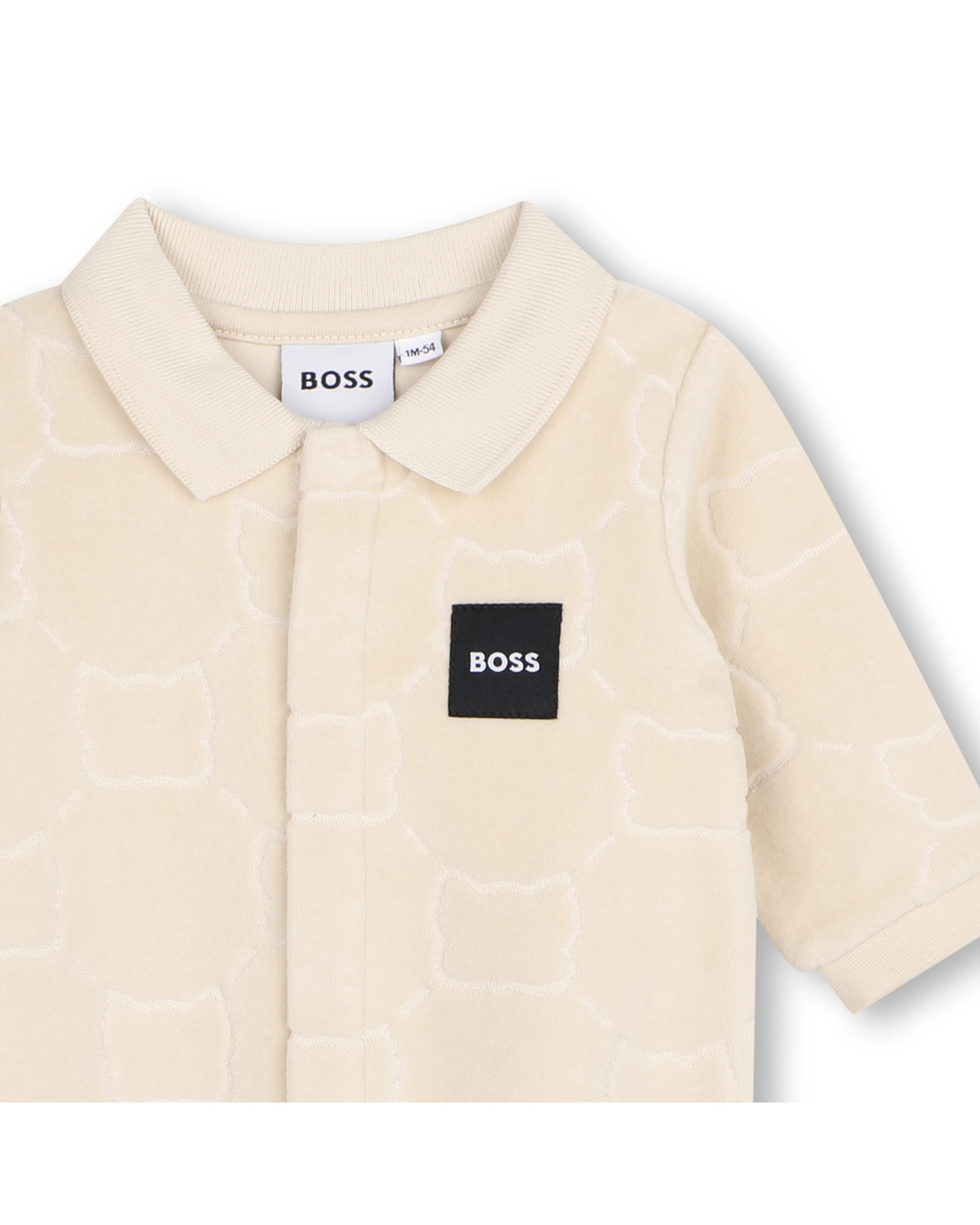 Pijama completo de bebé niño de manga larga con estampado grande - BOSS Kidswear - Crudo Crudo-7