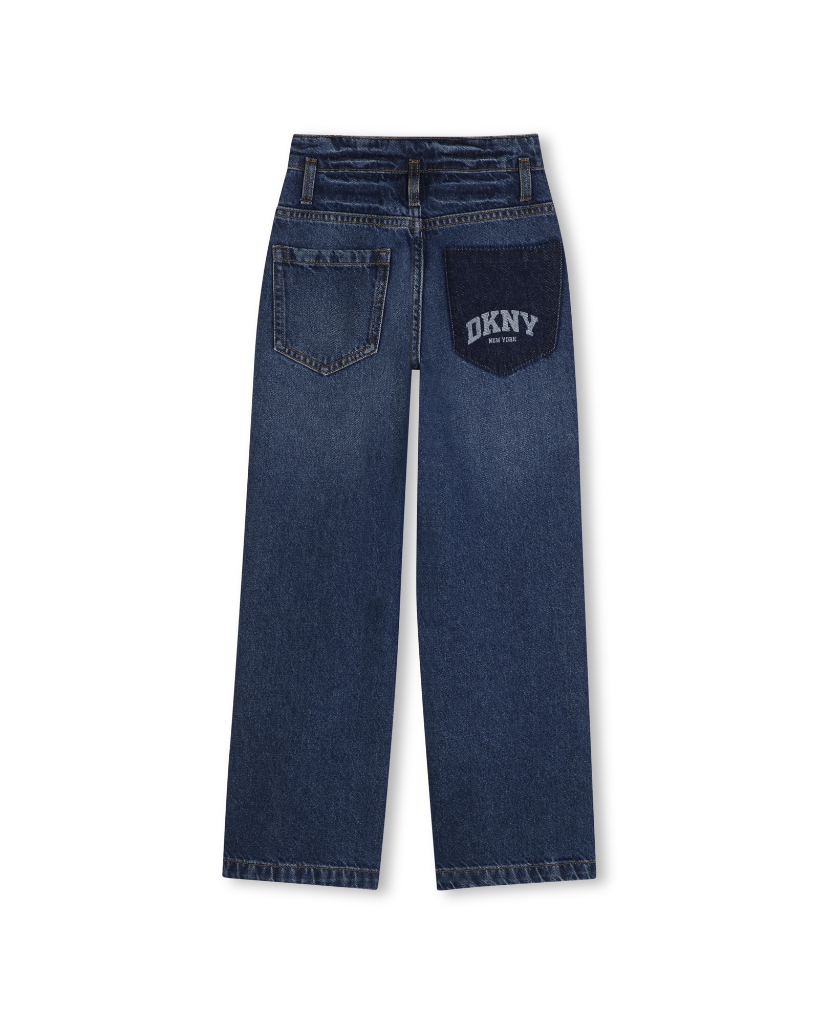 Vaquero de niña con estampado grande - DKNY - Azul marino Azul marino-3