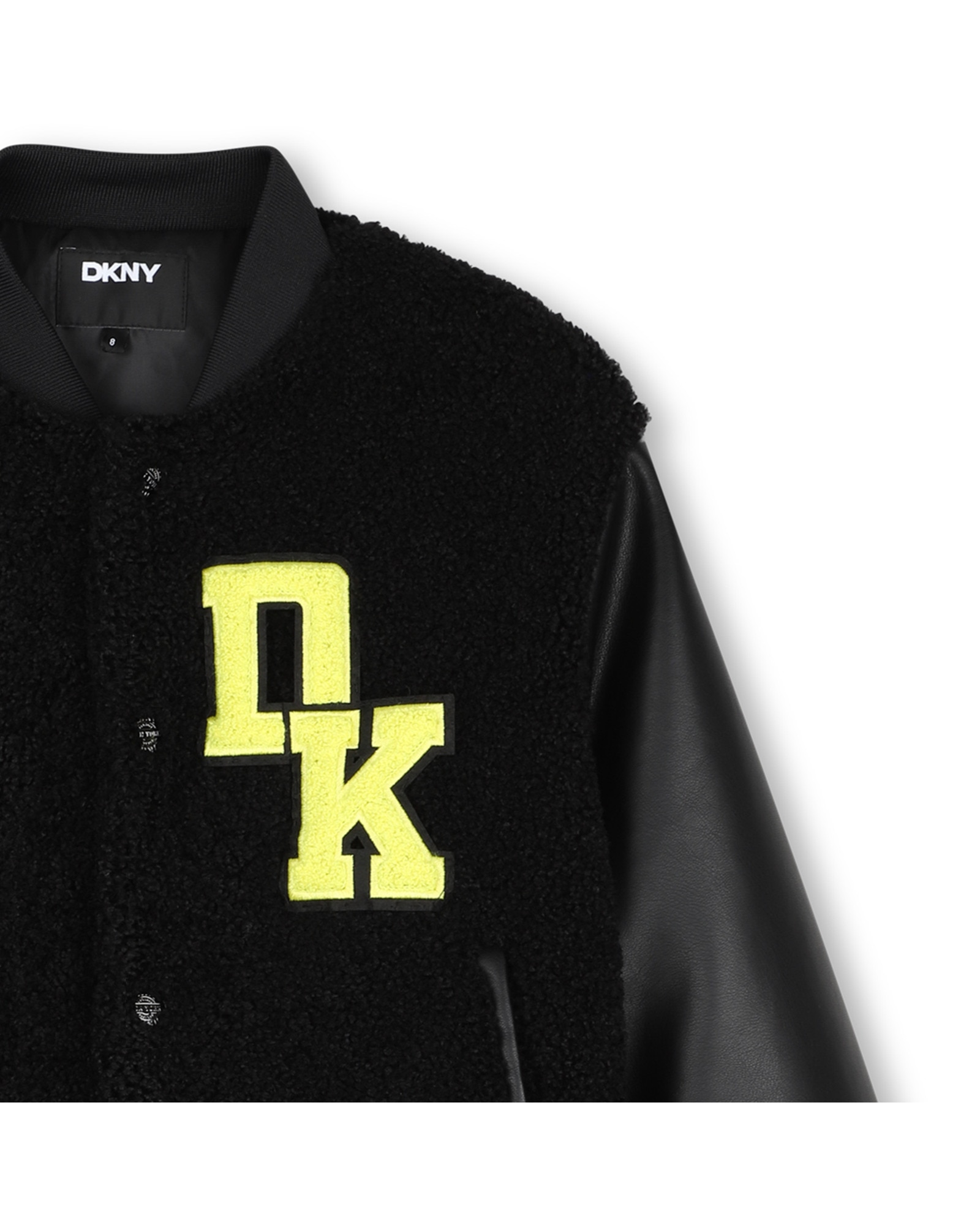 Cazadora de niño con estampado grande - DKNY - Negro Negro-2