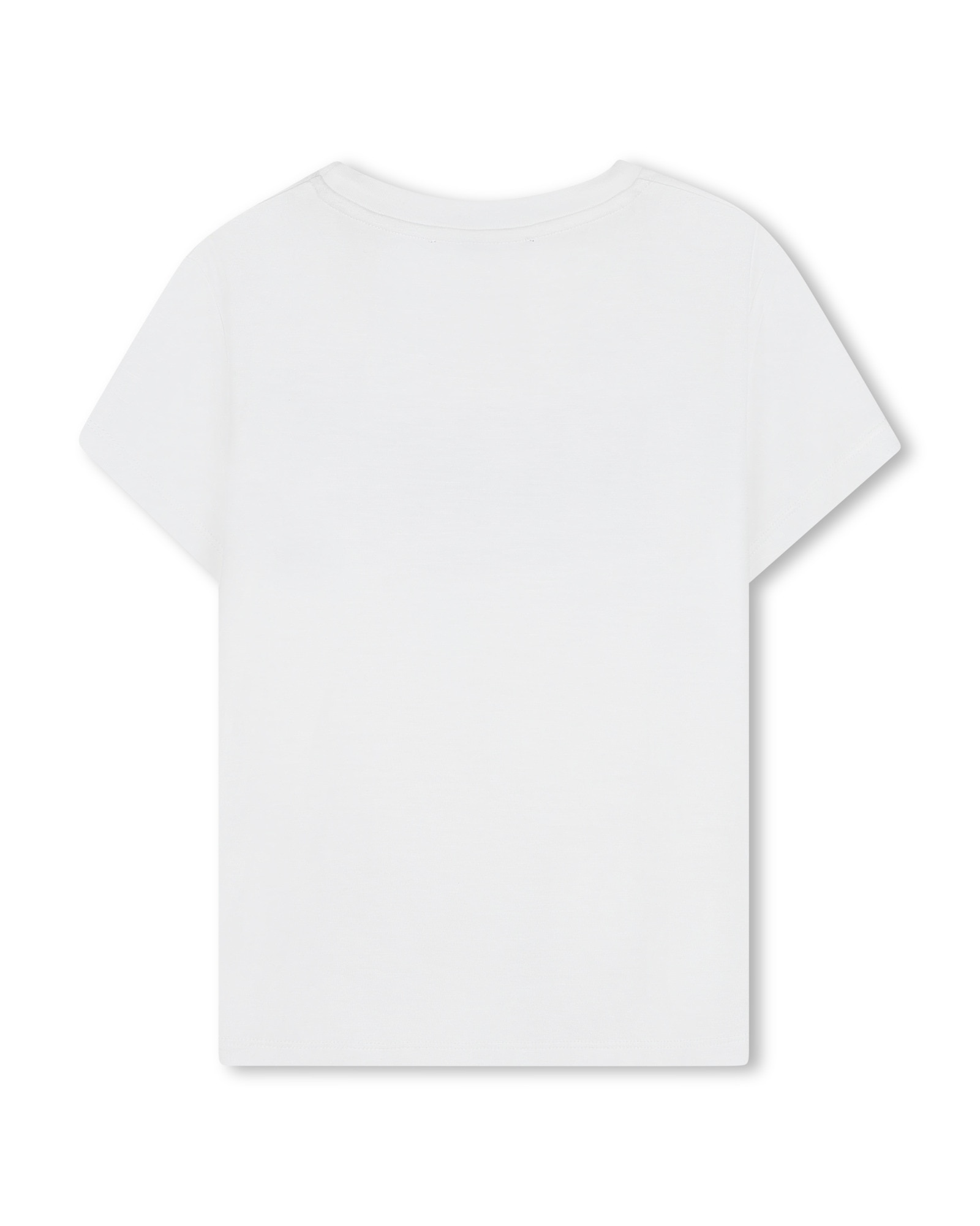 Camiseta de niña de manga corta con estampado grande - DKNY - Blanco Blanco-3