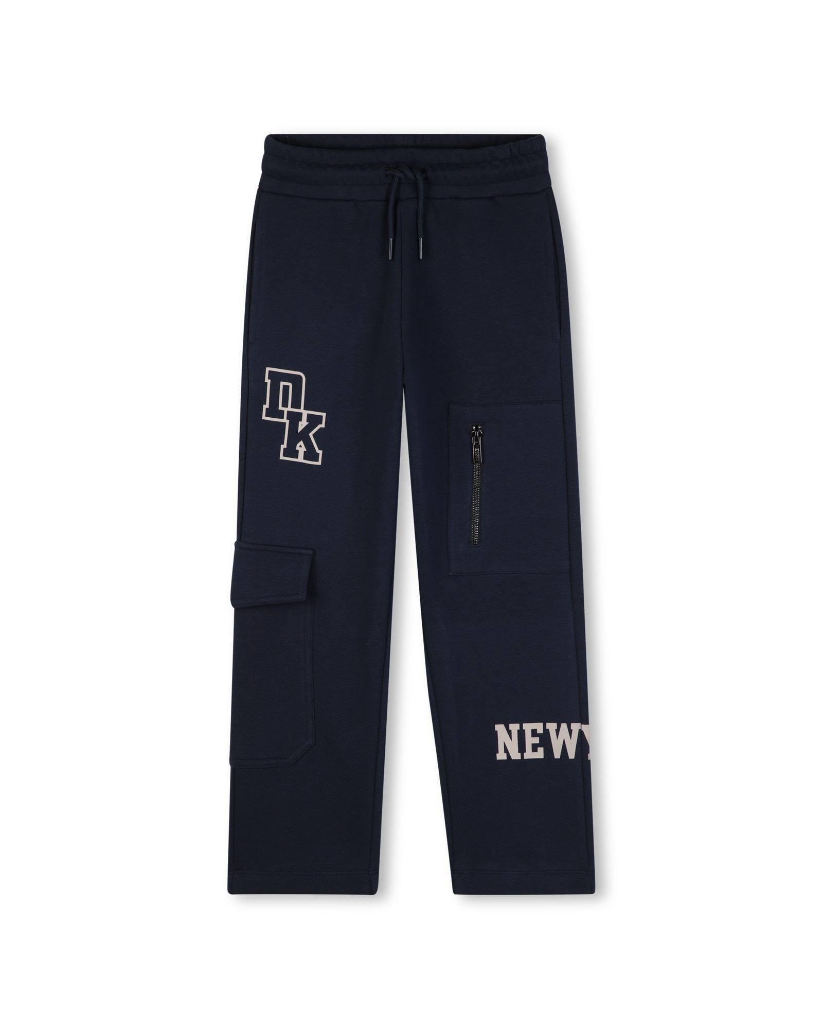 Imagen 0 de Pantalón cargo de niño con estampado grande Azul marino
