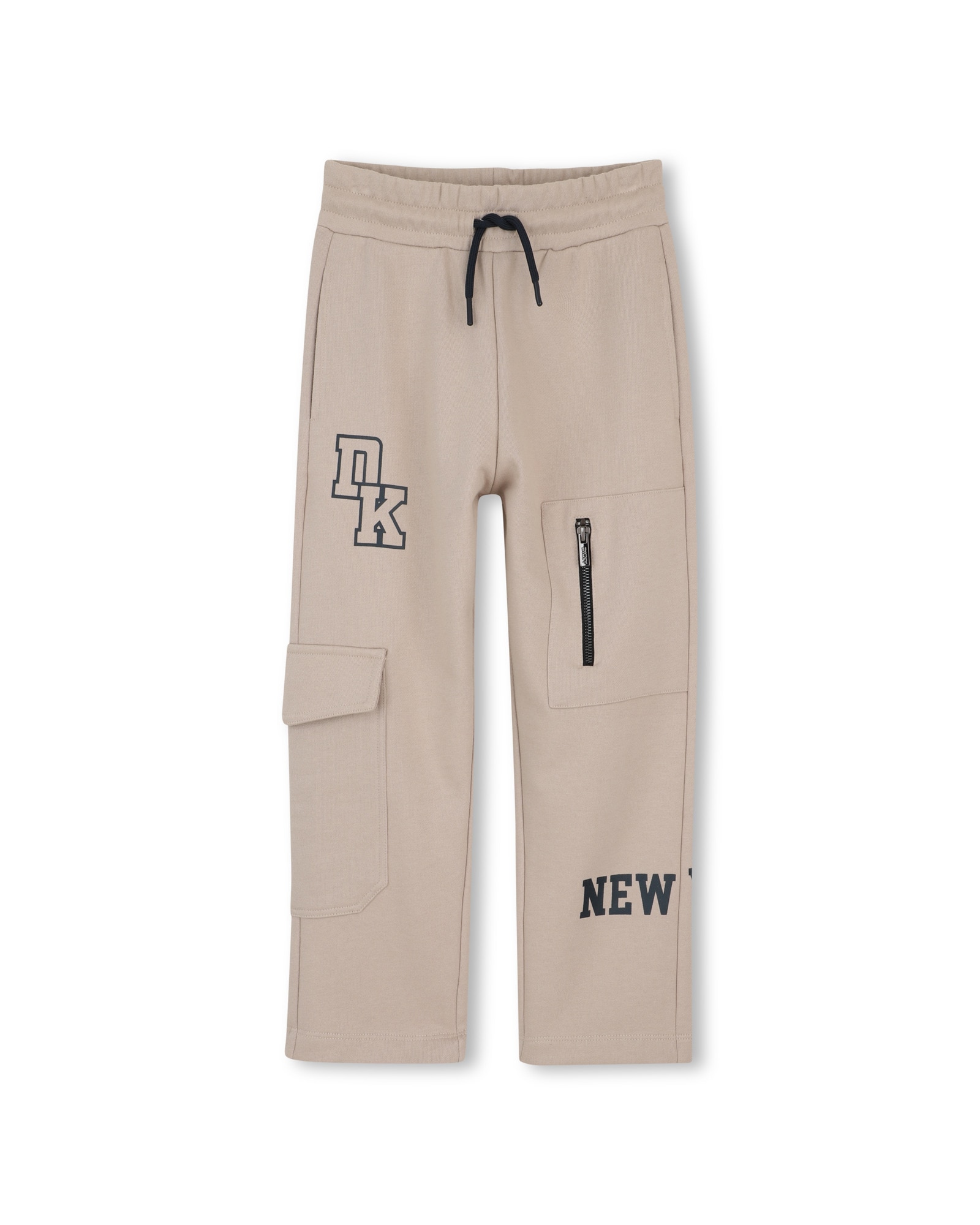 Pantalón cargo de niño con estampado grande - DKNY - Beige Beige-1