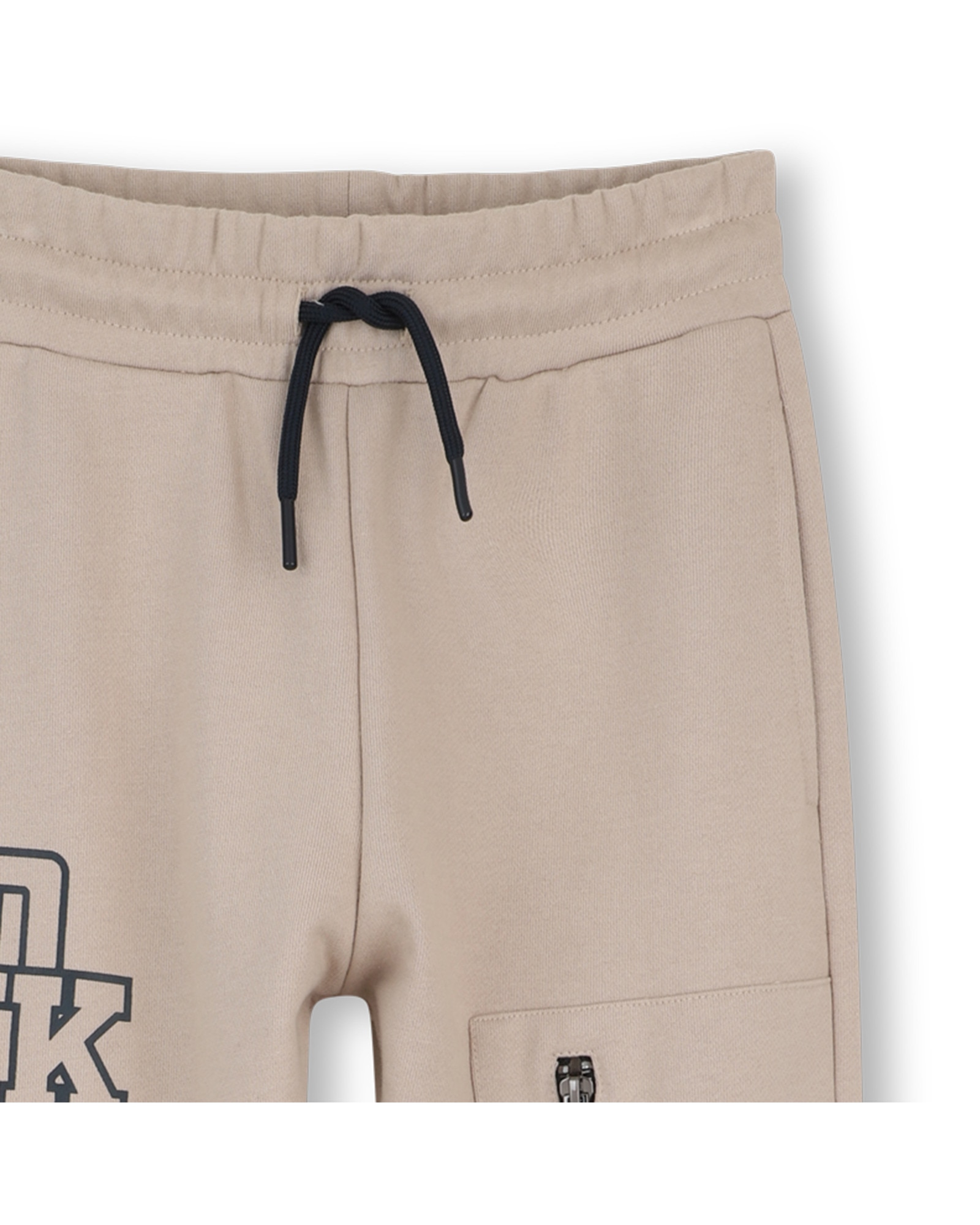Pantalón cargo de niño con estampado grande - DKNY - Beige Beige-2