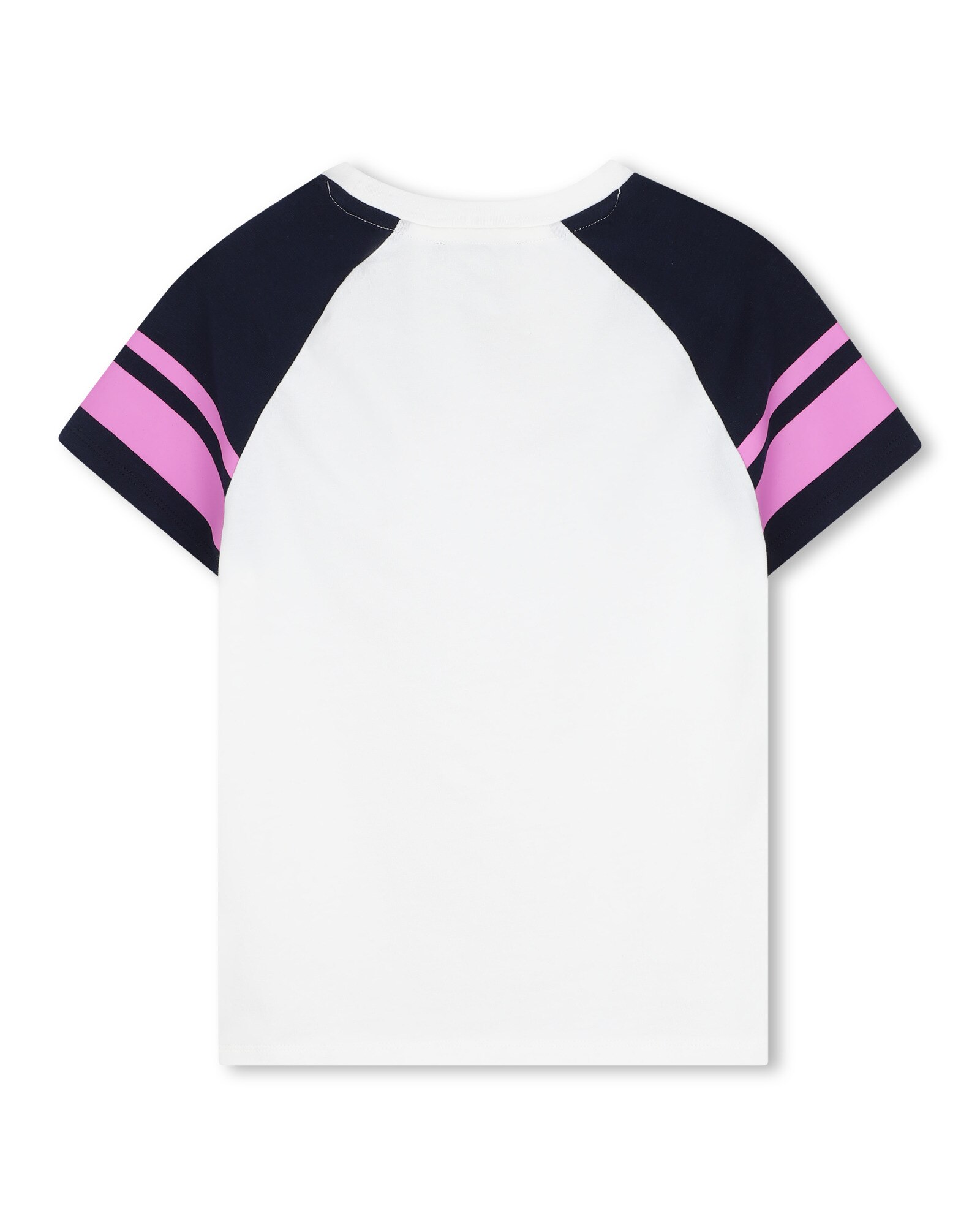 Camiseta de niña de manga corta con estampado grande - DKNY - Blanco Blanco-3