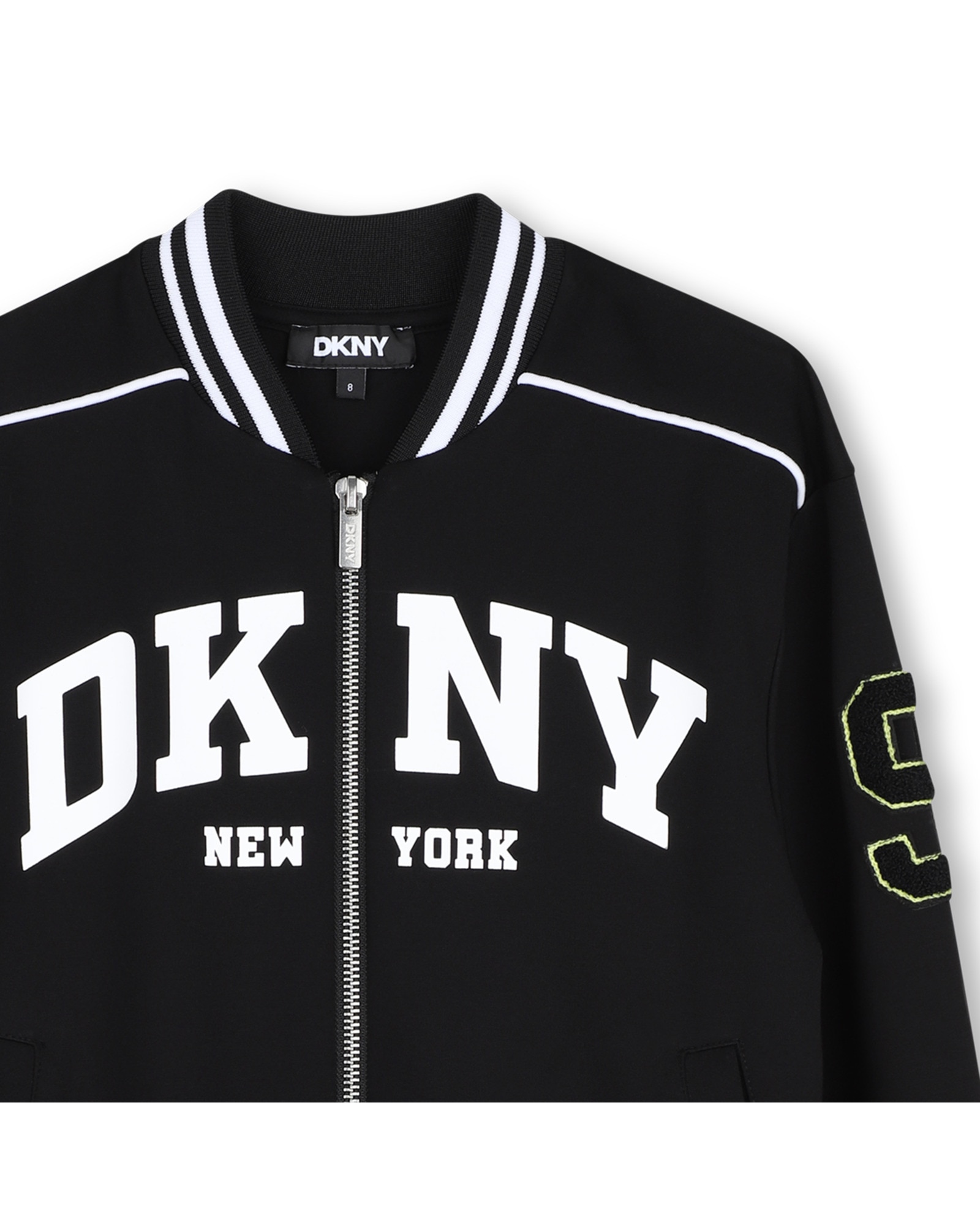Cazadora de niño con estampado grande - DKNY - Negro Negro-2