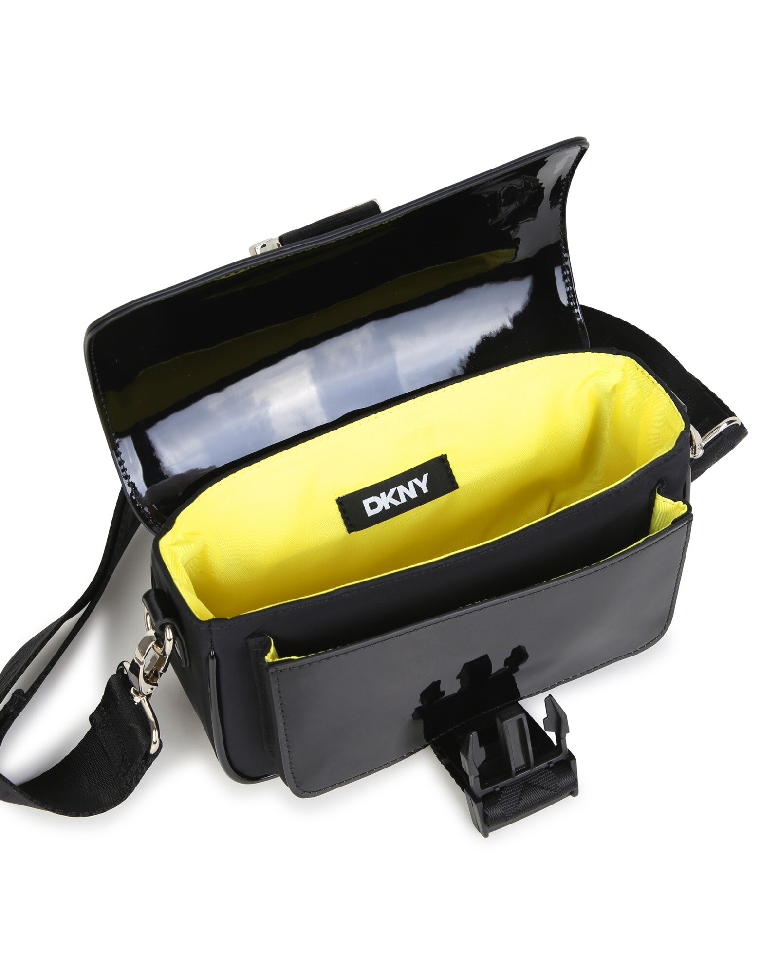 Bolso de niña con estampado grande - DKNY - Negro Negro-2
