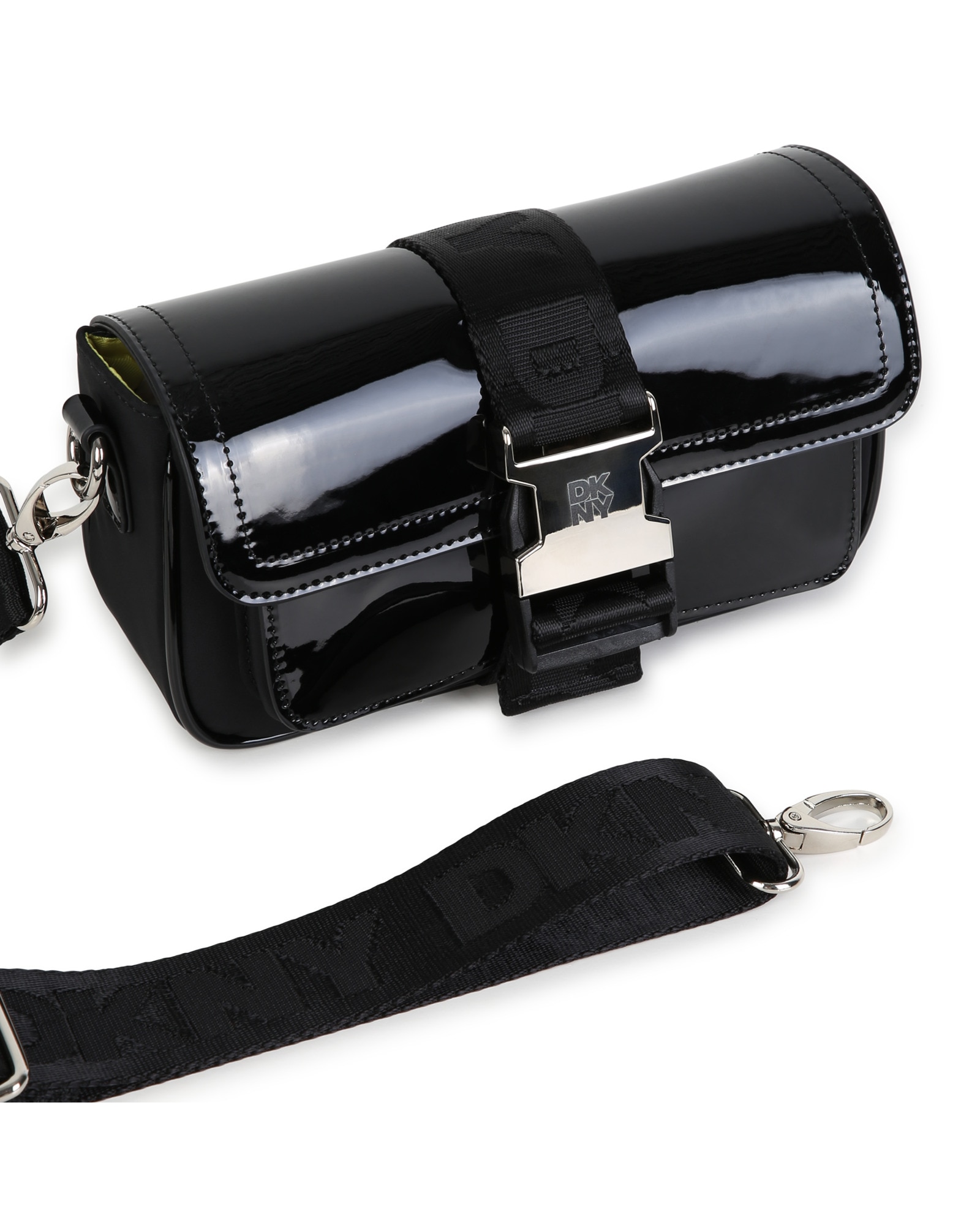 Bolso de niña con estampado grande - DKNY - Negro Negro-4