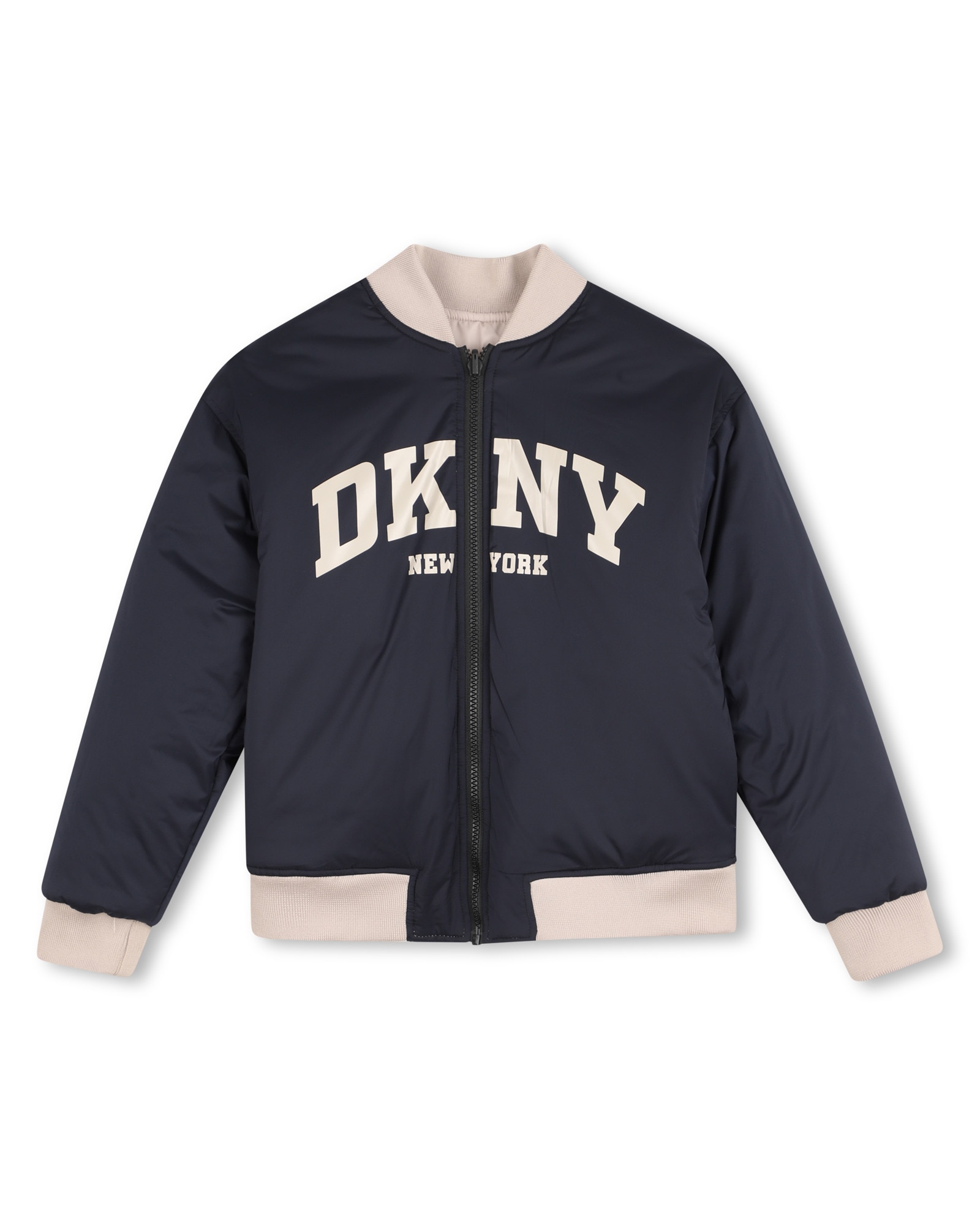 Cazadora de niño con estampado grande - DKNY - Beige Beige-2