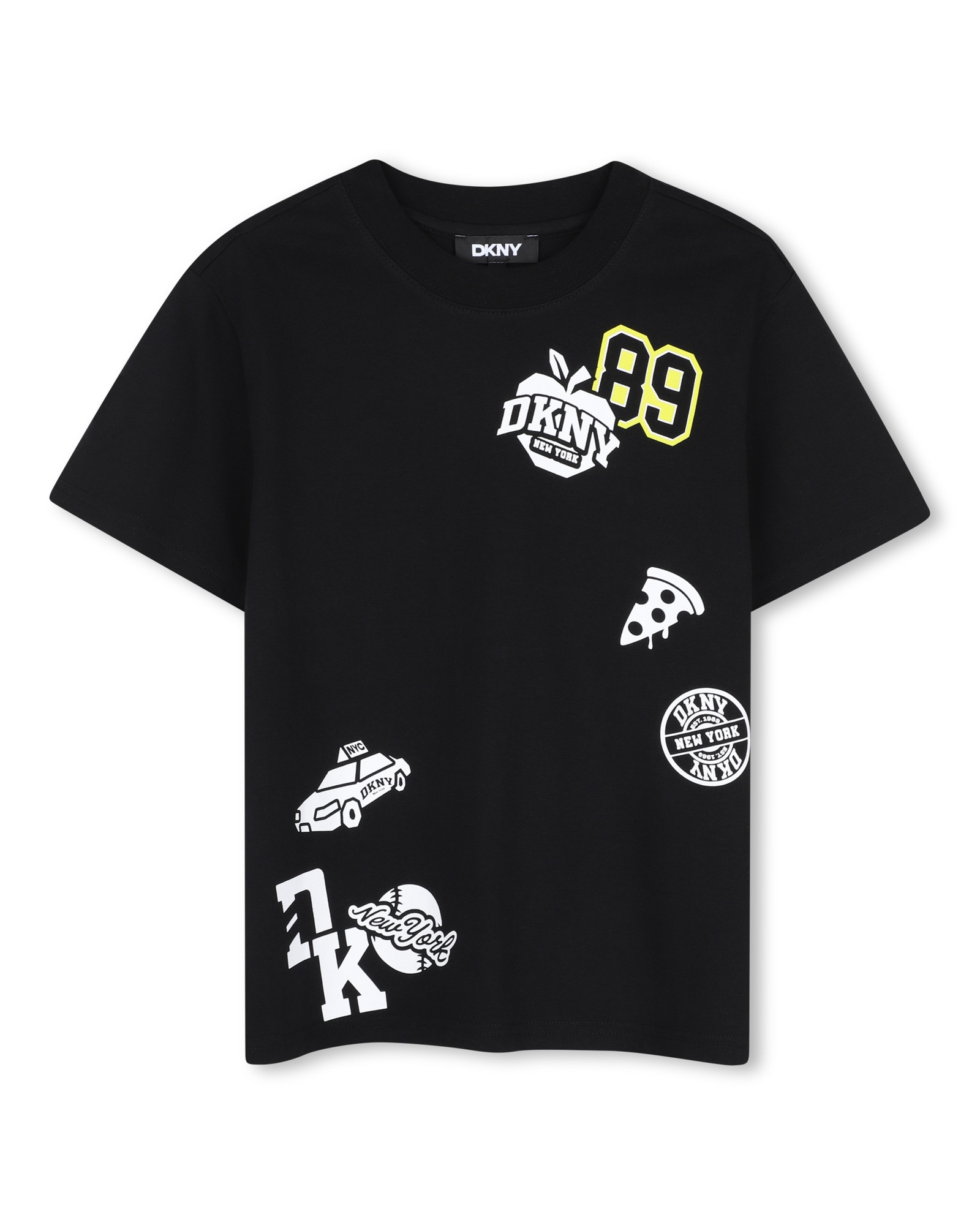 Imagen 0 de Camiseta de niño de manga corta con fantasía Negro