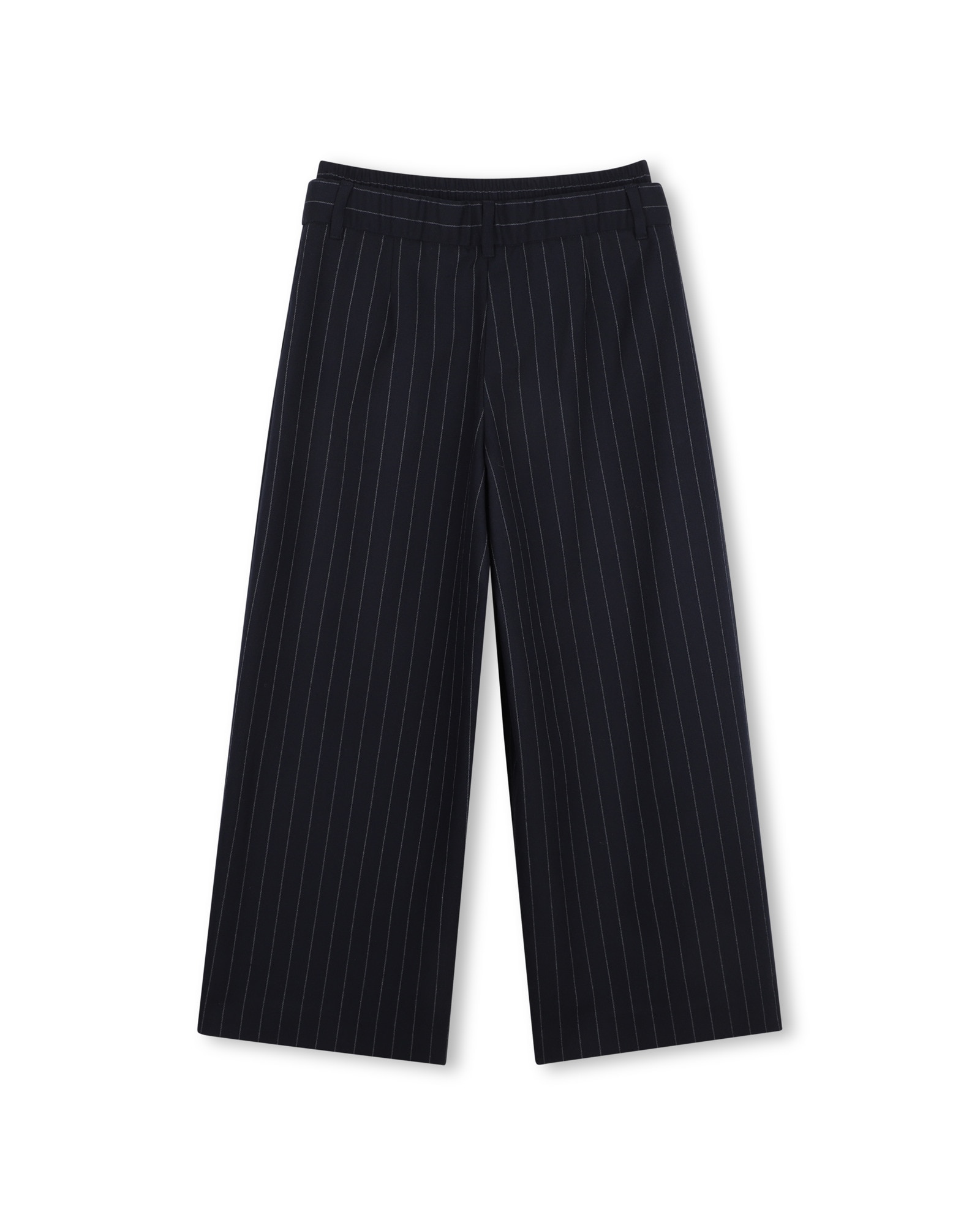 Pantalón cinco bolsillos de niña con rayas - DKNY - Azul marino Azul marino-3