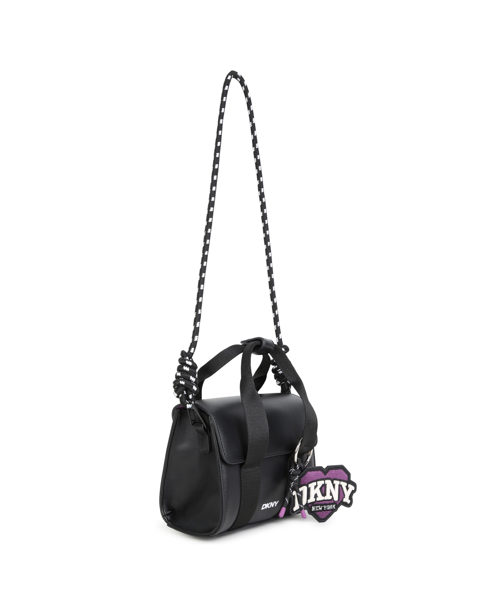 Bolso de niña con estampado grande - DKNY - Negro Negro-3