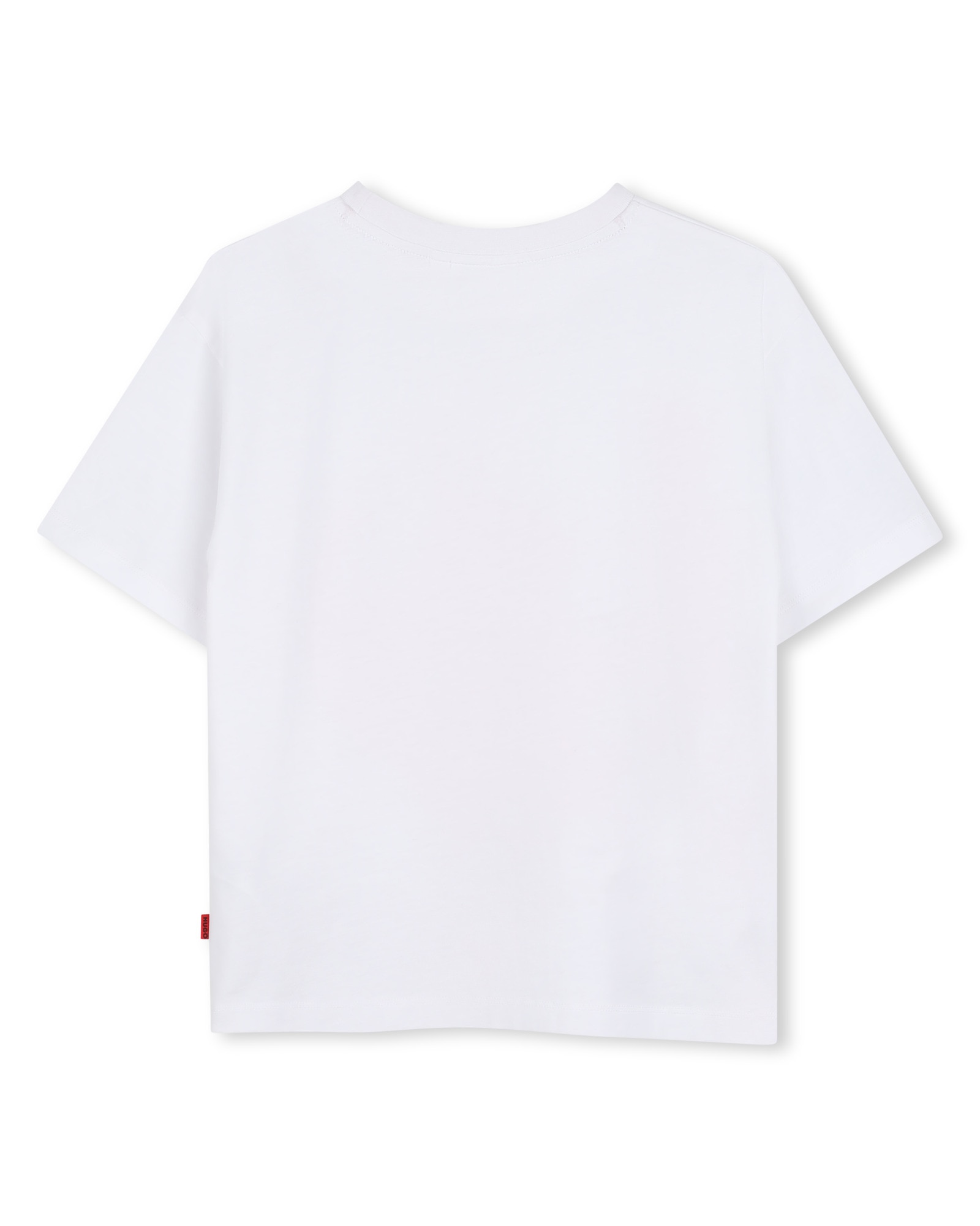 Imagen 3 de Camiseta de niña de manga corta con estampado grande - Hugo - Blanco Blanco
