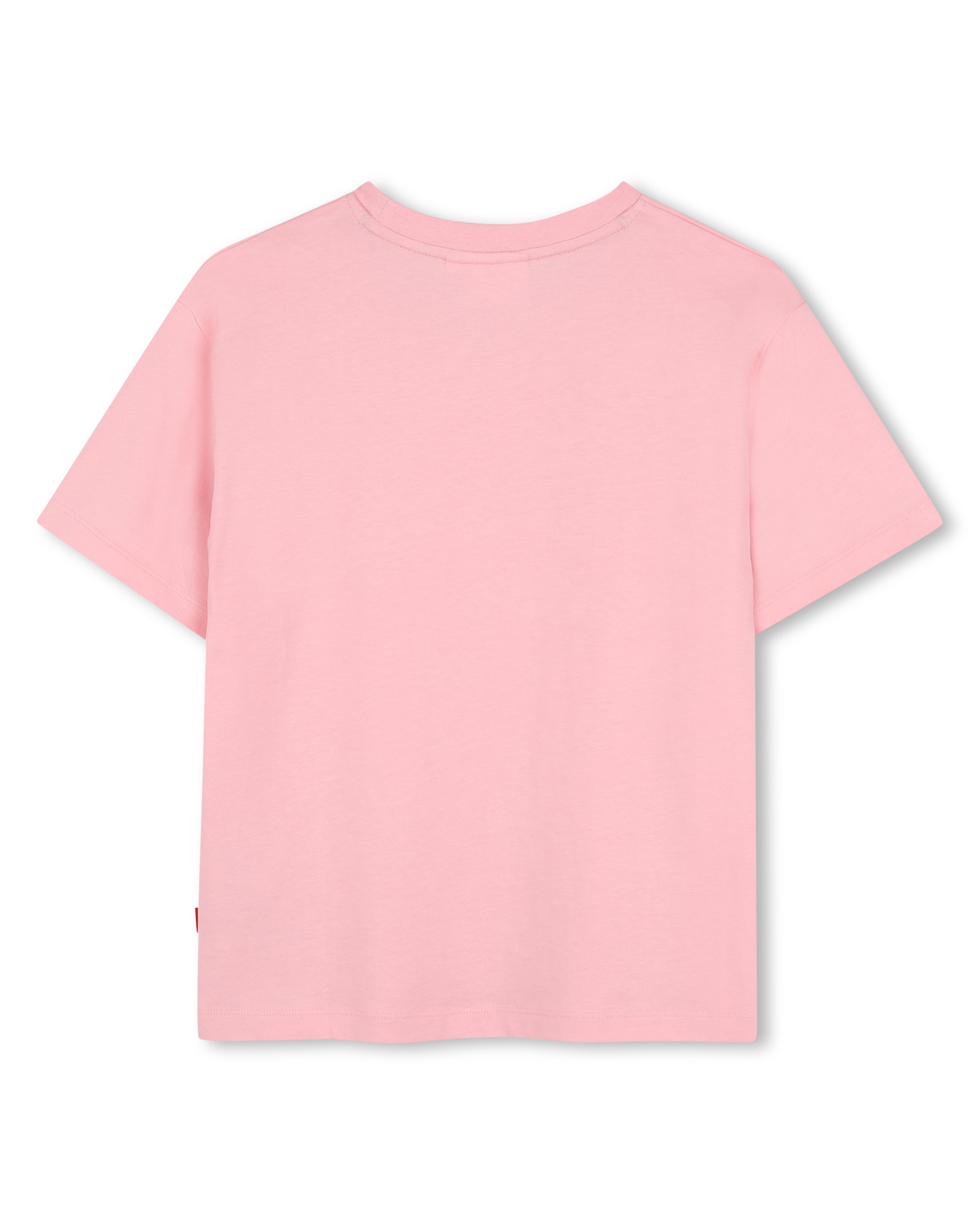 Imagen 3 de Camiseta de niña de manga corta con estampado grande - Hugo - Rosa Rosa