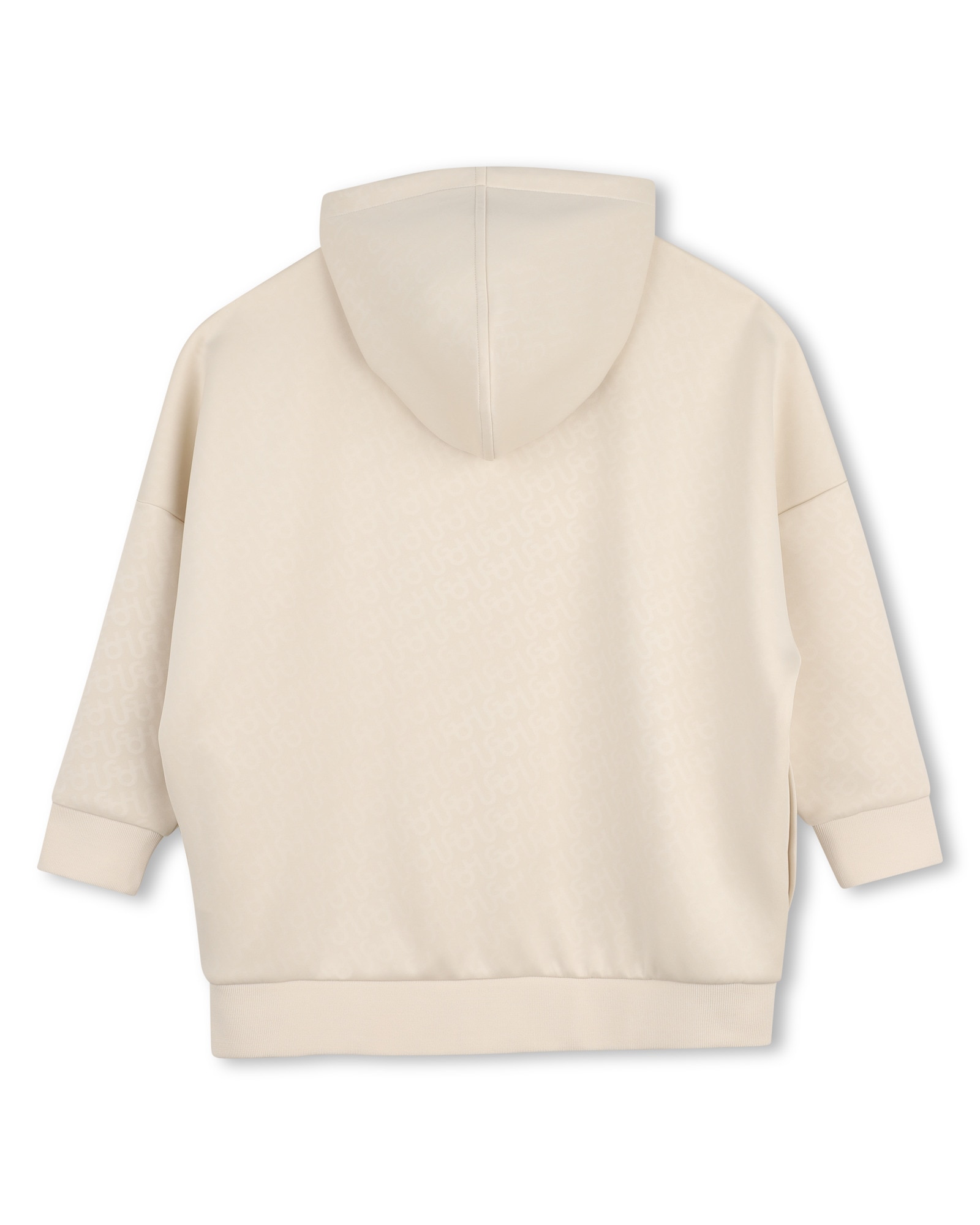 Imagen 3 de Sudadera con capucha de niña liso - Hugo - Crudo Crudo
