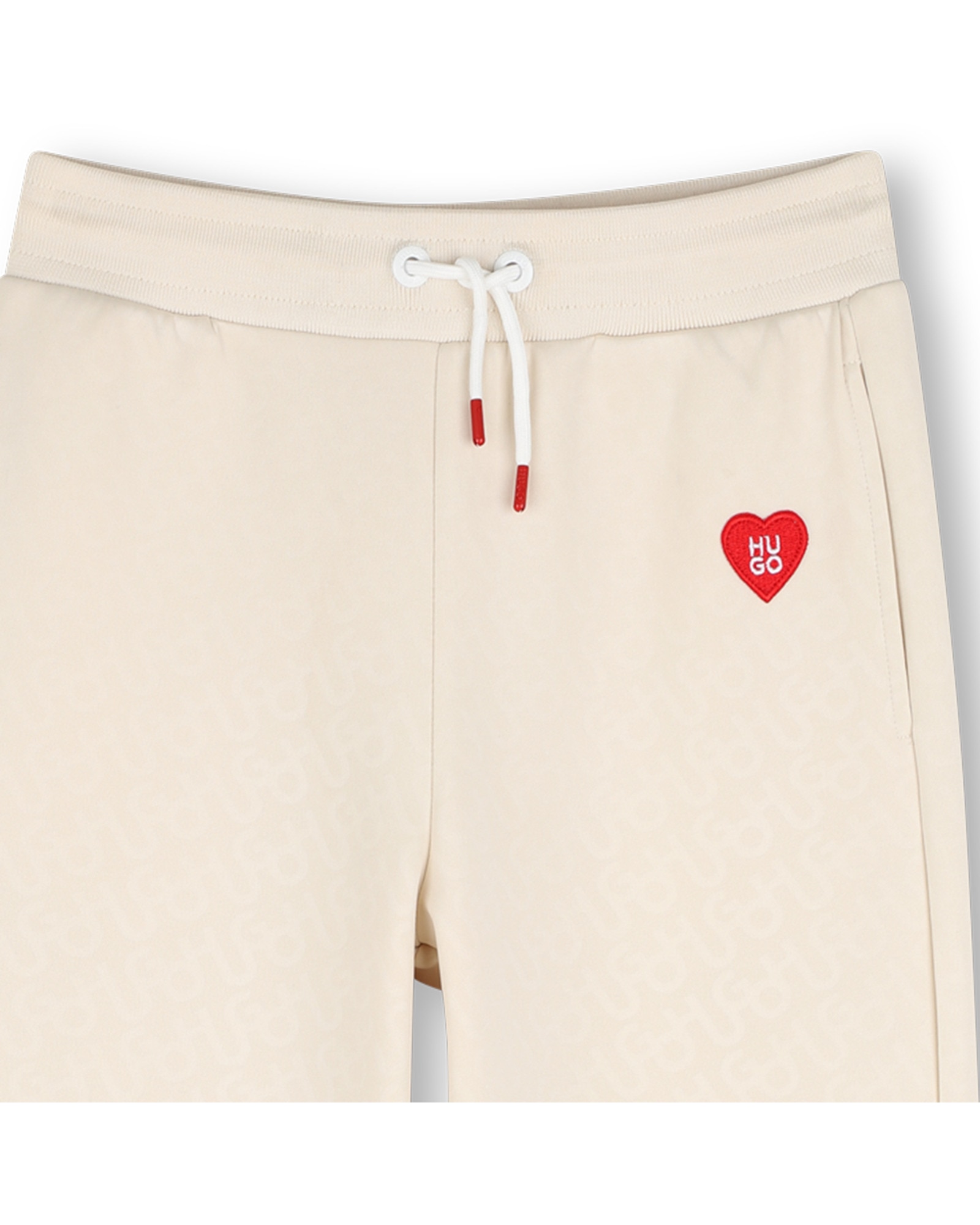 Imagen 2 de Pantalón deportivo de niña liso - Hugo - Crudo Crudo