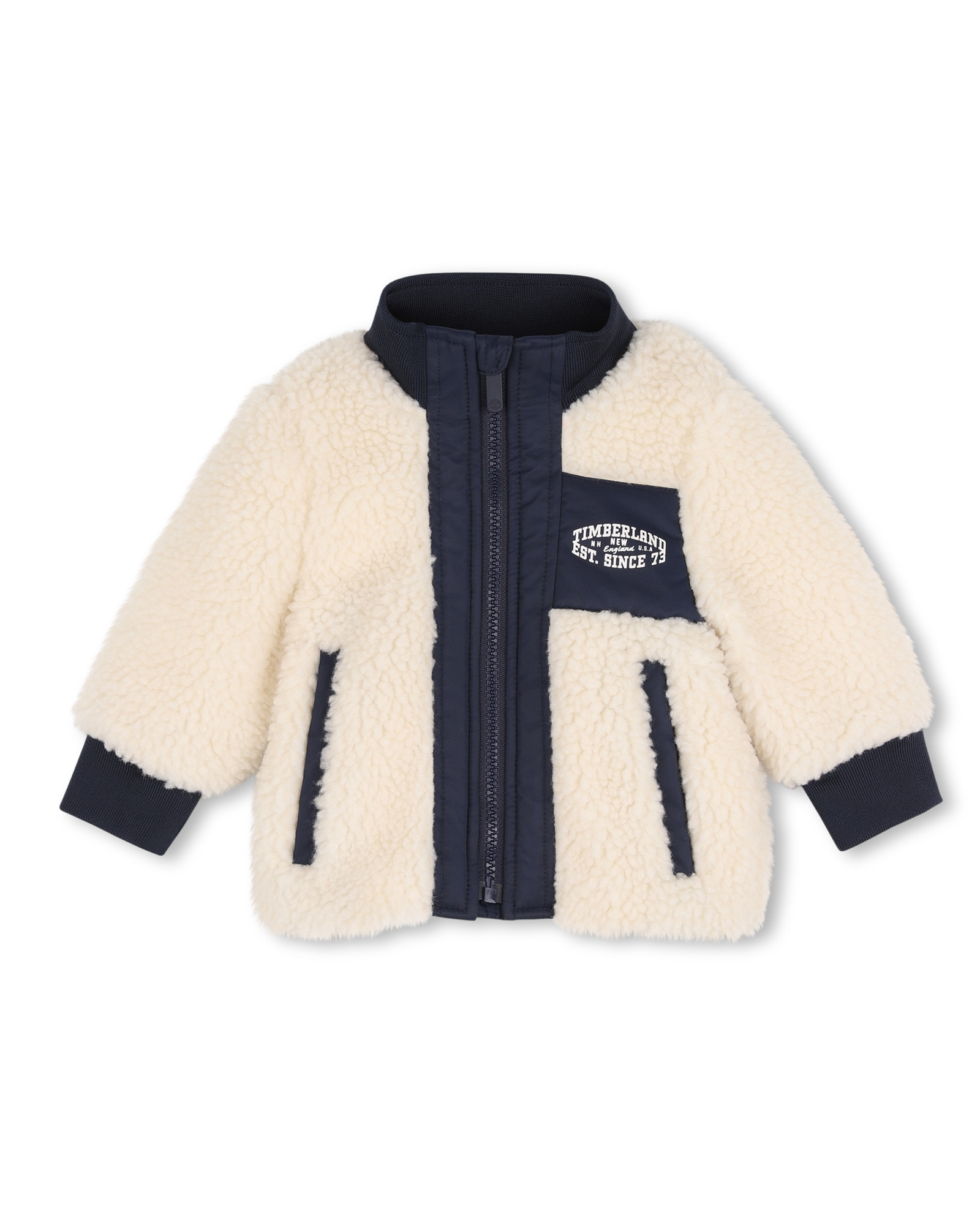 Imagen 0 de Cazadora de bebé niño con estampado grande Crudo