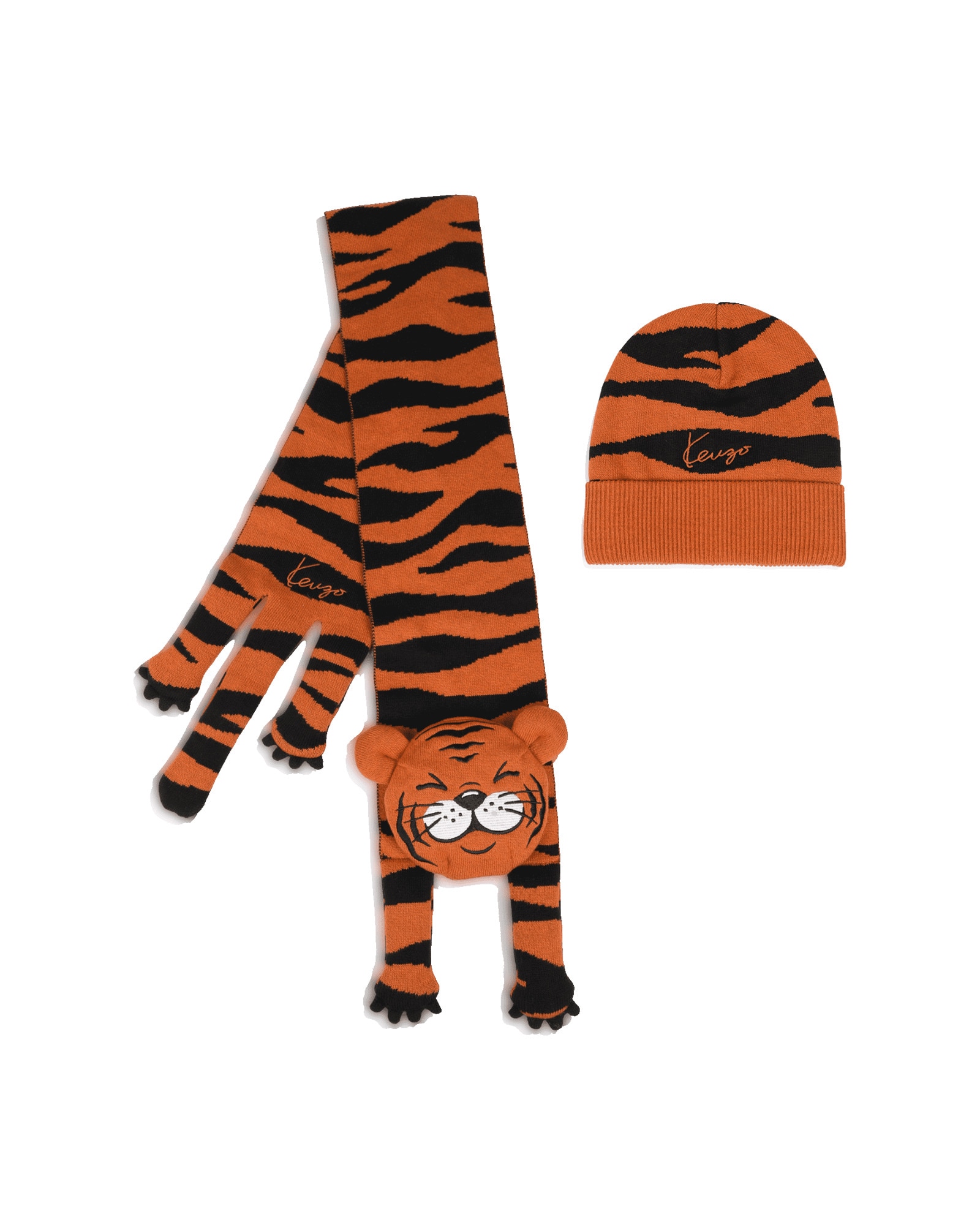 Imagen 0 de Bufanda de niño con estampado animal Naranja