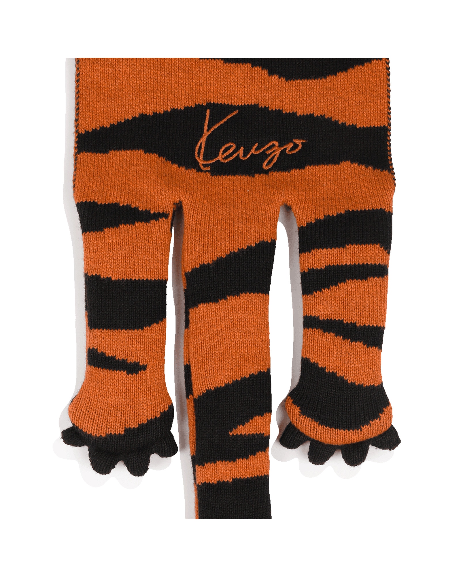 Bufanda de niño con estampado animal - Kenzo Kids - Naranja Naranja-5