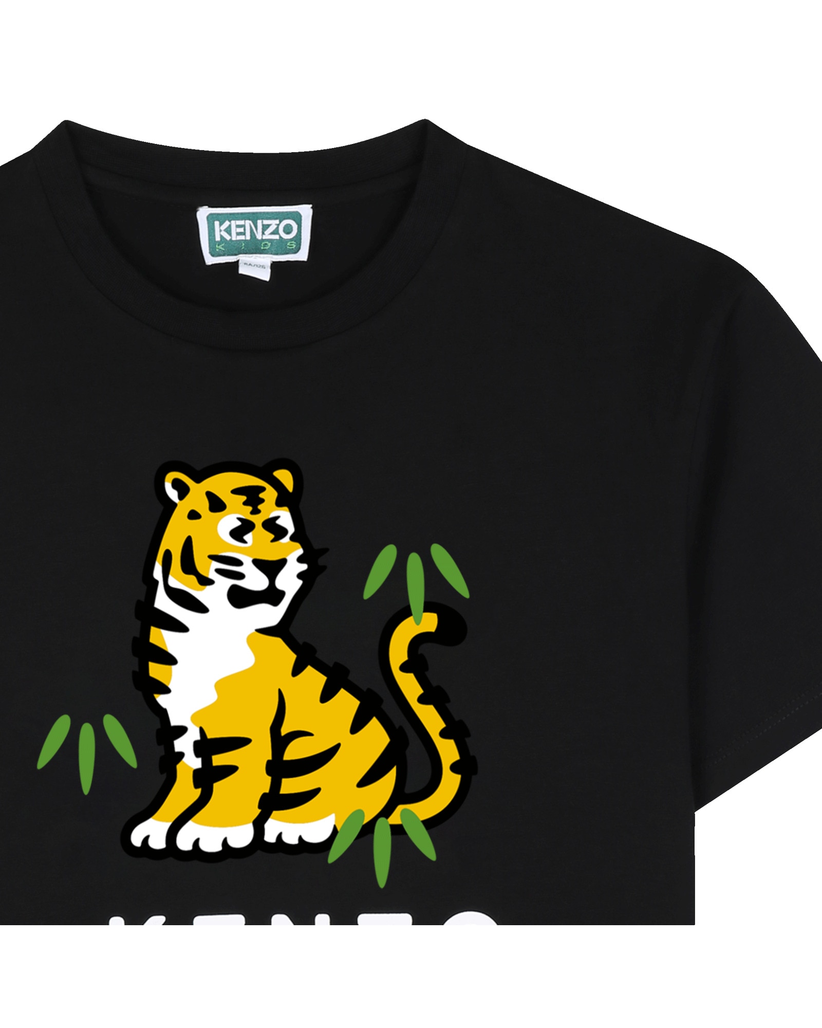 Imagen 2 de Camiseta de niño de manga corta con estampado grande - Kenzo Kids - Negro Negro