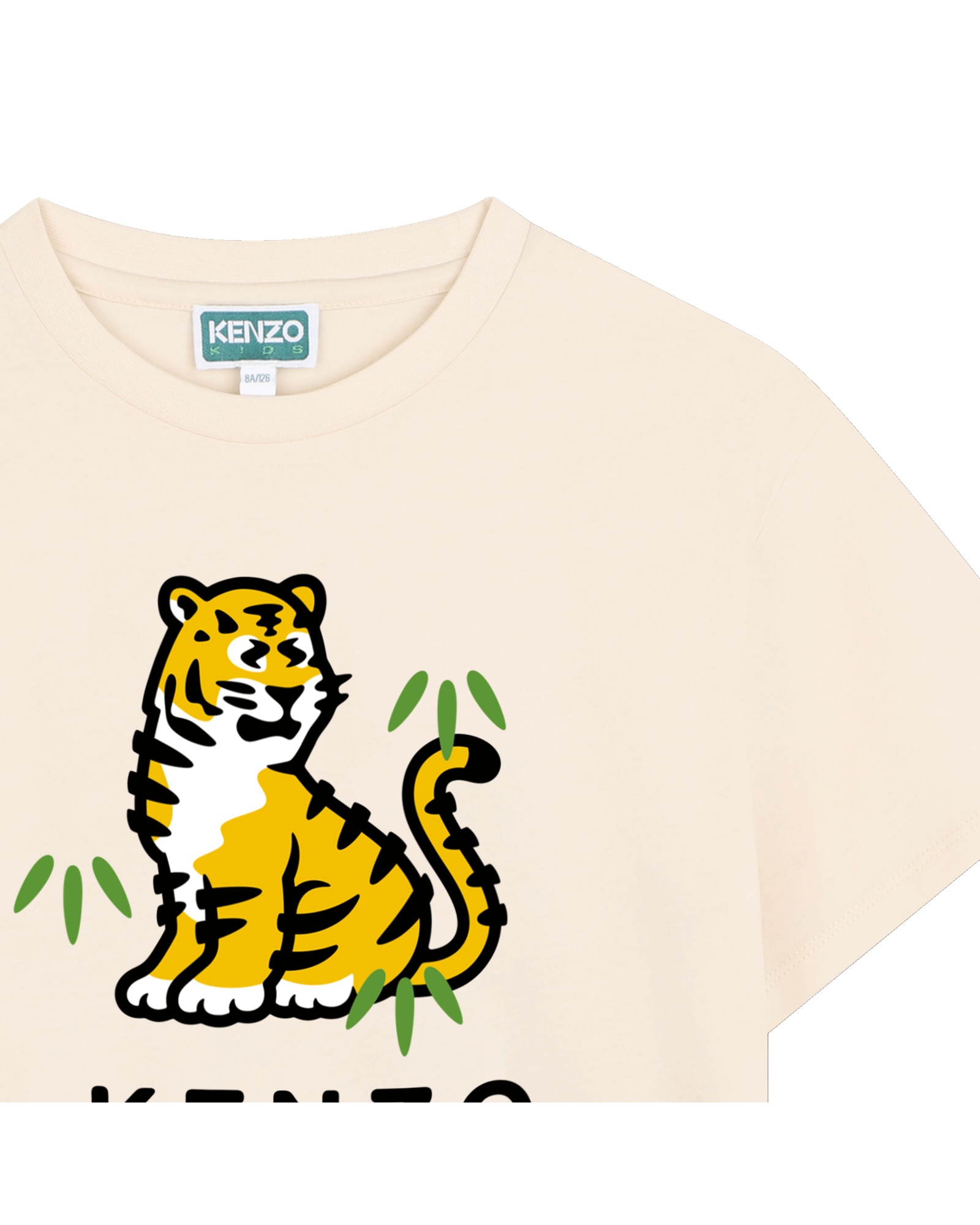 Imagen 2 de Camiseta de niño de manga corta con estampado grande - Kenzo Kids - Marrón claro Marrón claro