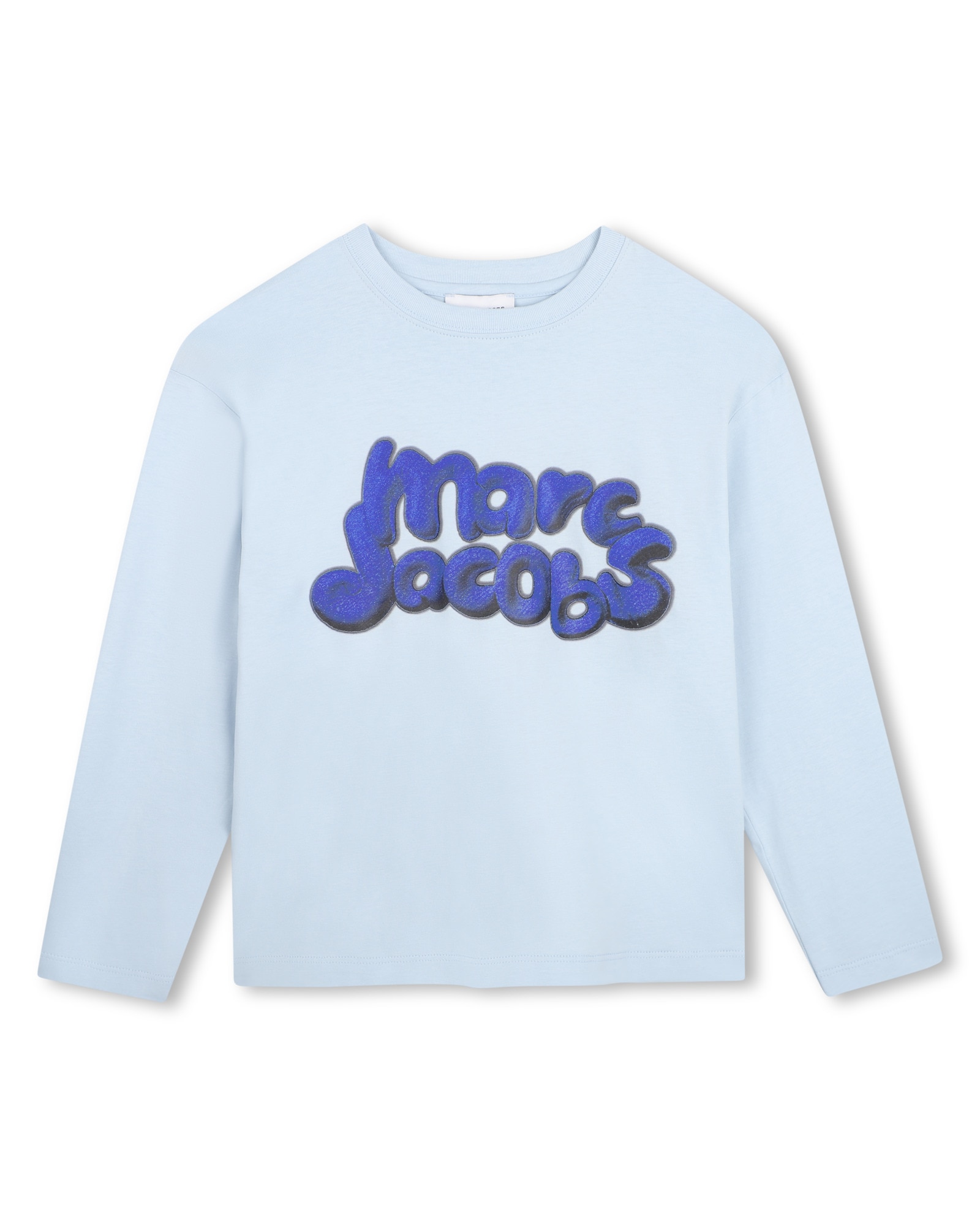 Camiseta de niño de manga larga con estampado grande - Marc Jacobs - Azul claro Azul claro-1