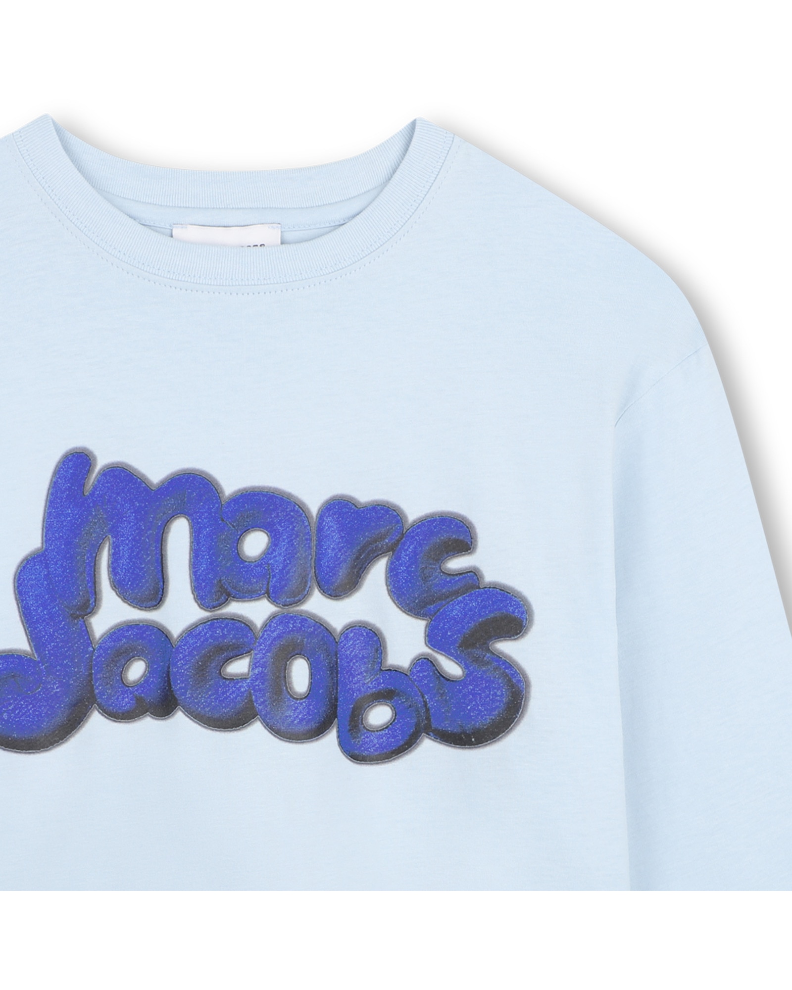 Camiseta de niño de manga larga con estampado grande - Marc Jacobs - Azul claro Azul claro-2