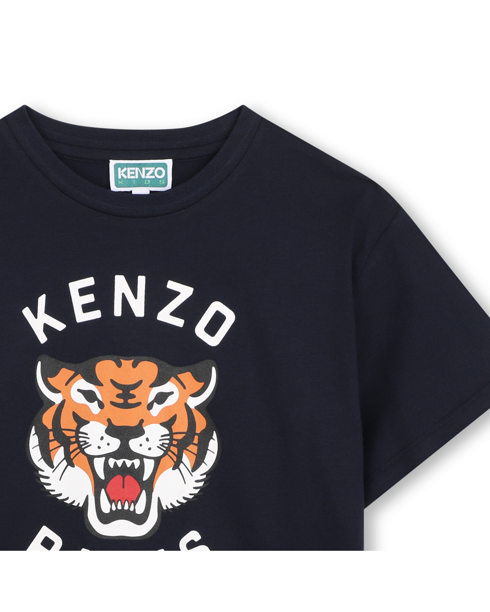 Imagen 2 de Camiseta de niño de manga corta con estampado grande - Kenzo Kids - Azul marino Azul marino