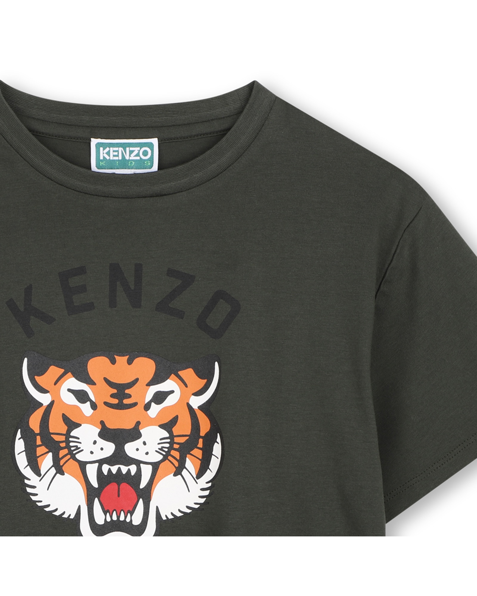 Imagen 2 de Camiseta de niño de manga corta con estampado grande - Kenzo Kids - Verde Verde