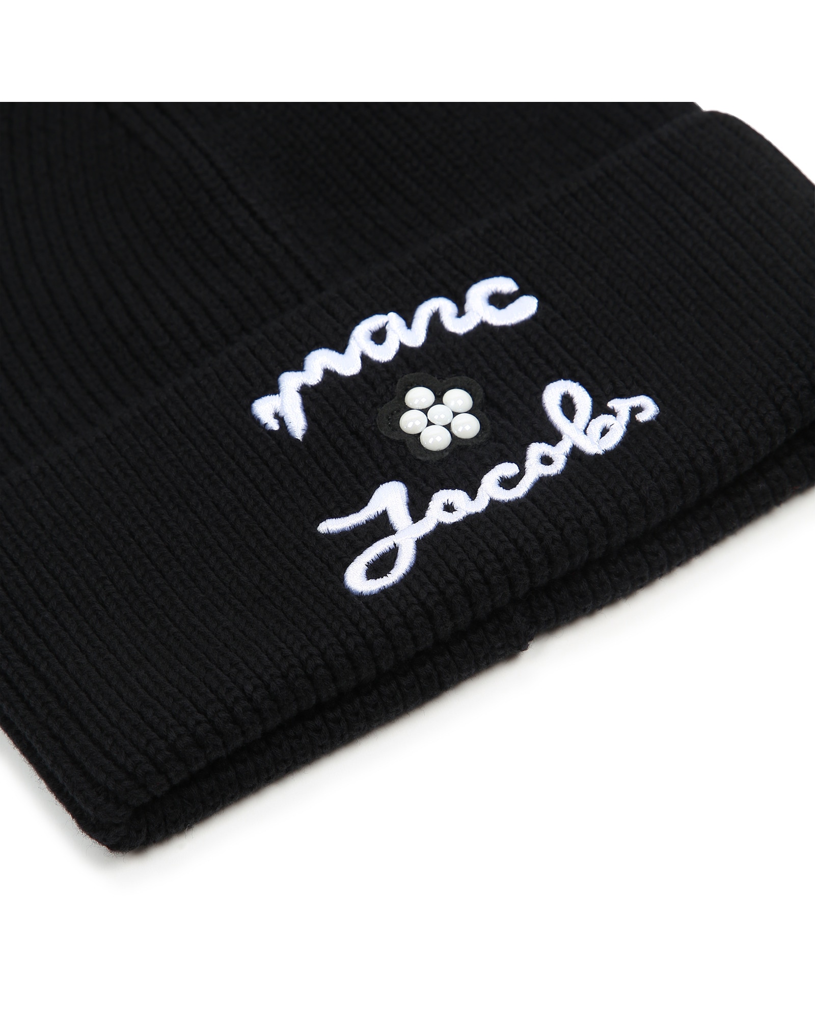 Gorro de niña con estampado grande - Marc Jacobs - Negro Negro-2