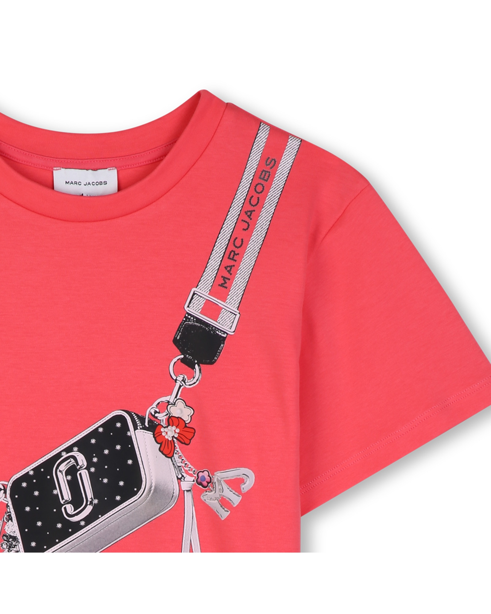 Camiseta de bebé niña de manga corta con fantasía - Marc Jacobs - Rojo Rojo-2