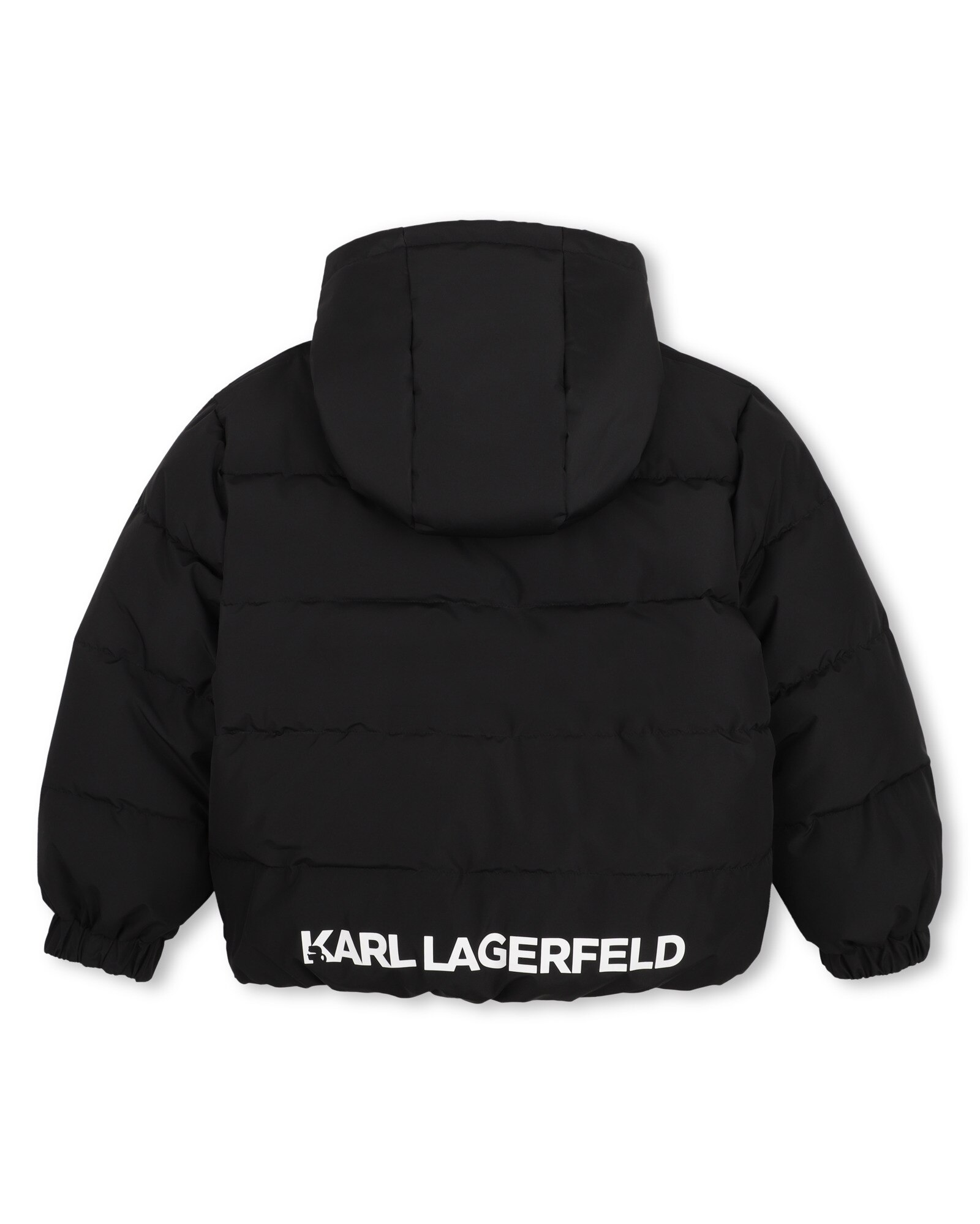 Imagen 3 de Abrigo de niño con estampado grande - Karl Lagerfeld Kids - Negro Negro