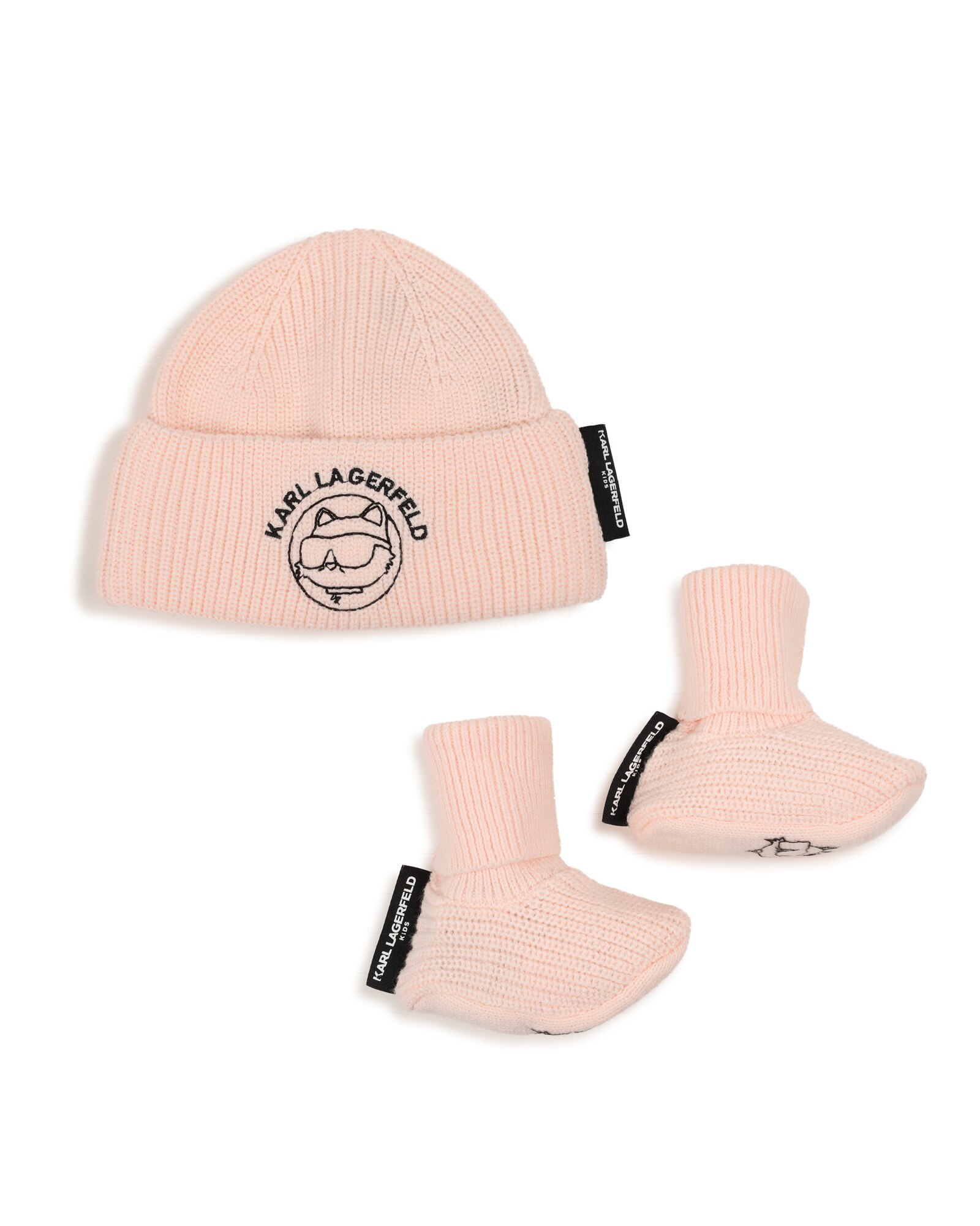 Imagen 0 de Gorro de bebé niño liso Rosa