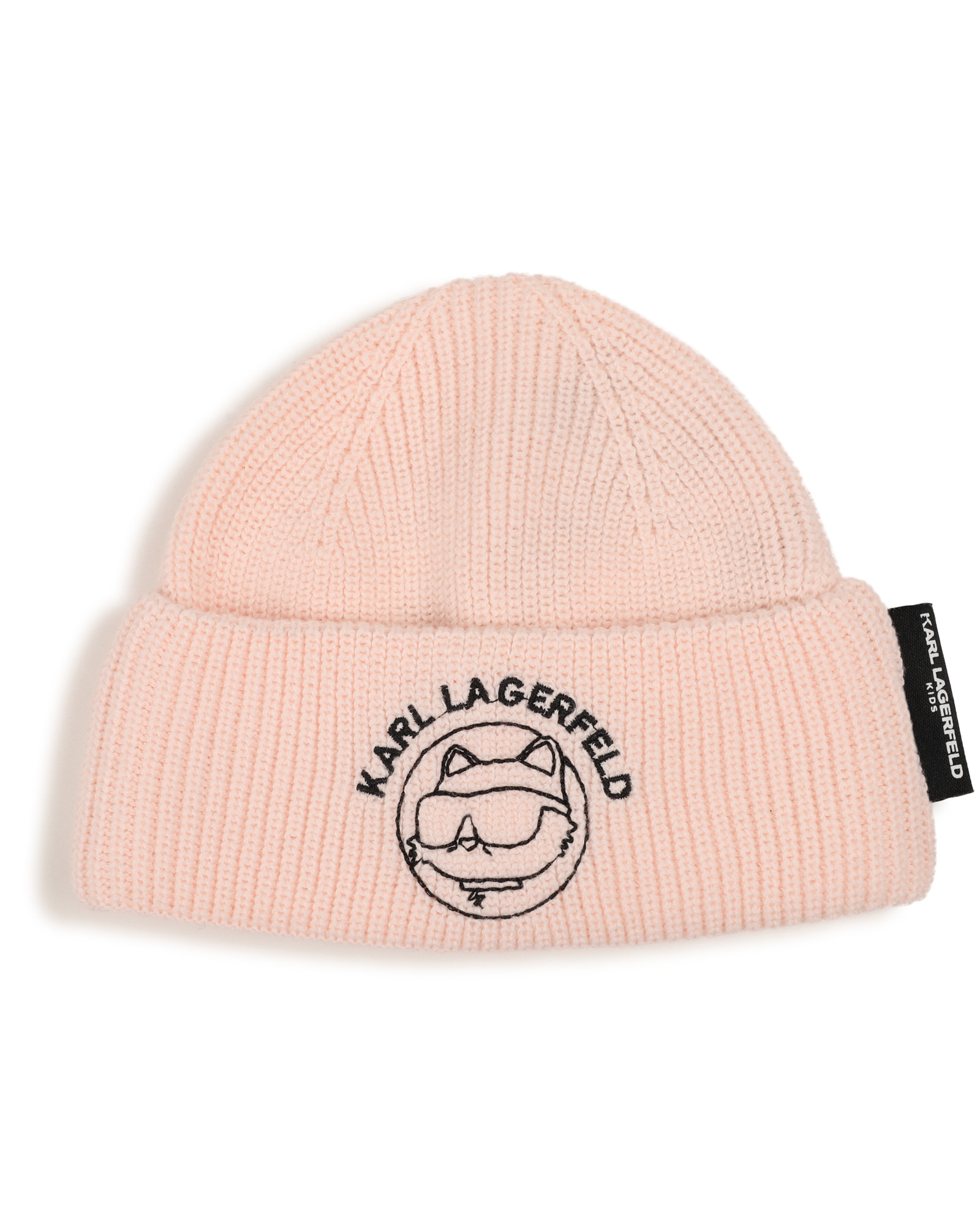 Gorro de bebé niño liso - Karl Lagerfeld Kids - Rosa Rosa-2