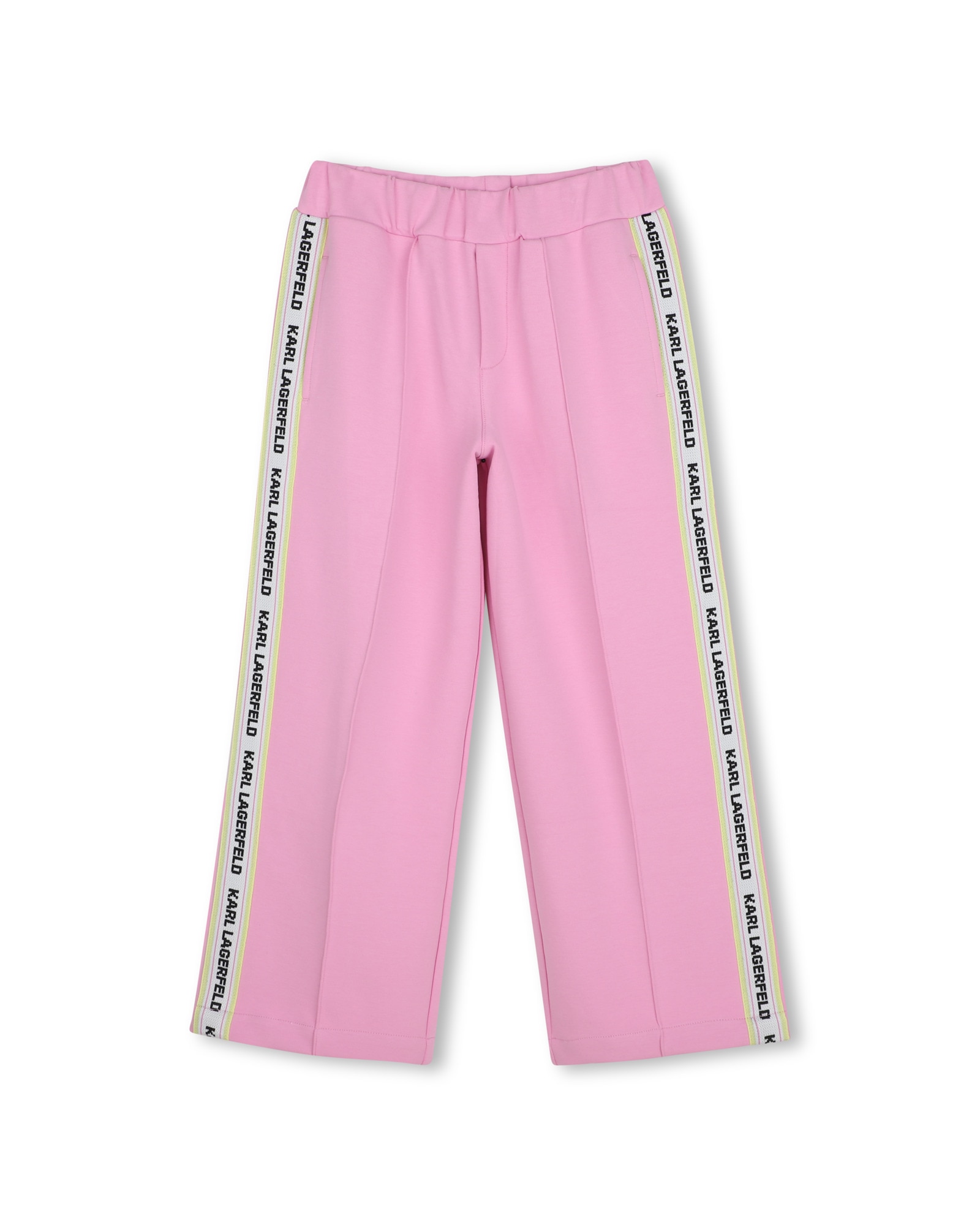 Imagen 0 de Pantalón deportivo de niña con estampado grande Rosa