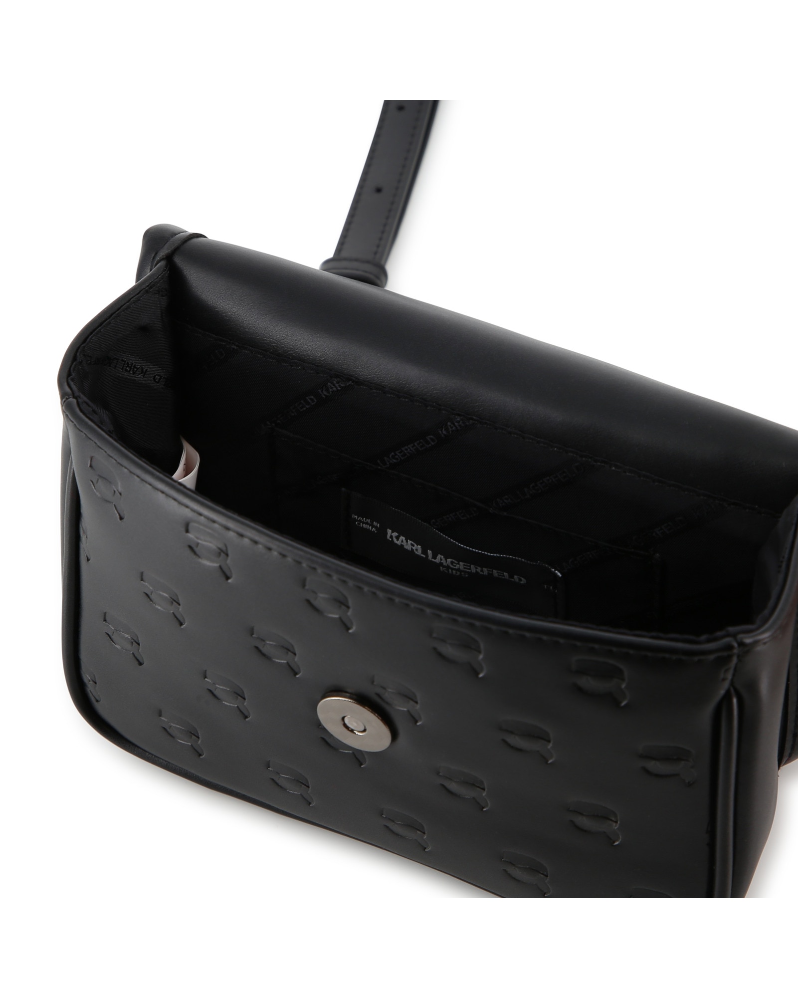 Bolso de niña con fantasía - Karl Lagerfeld Kids - Negro Negro-2