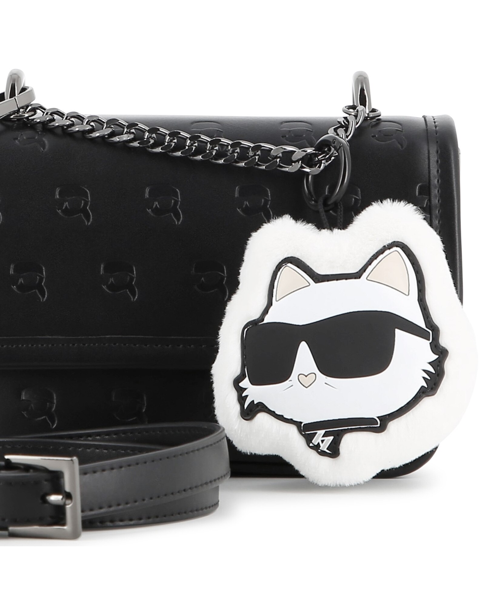 Bolso de niña con fantasía - Karl Lagerfeld Kids - Negro Negro-4
