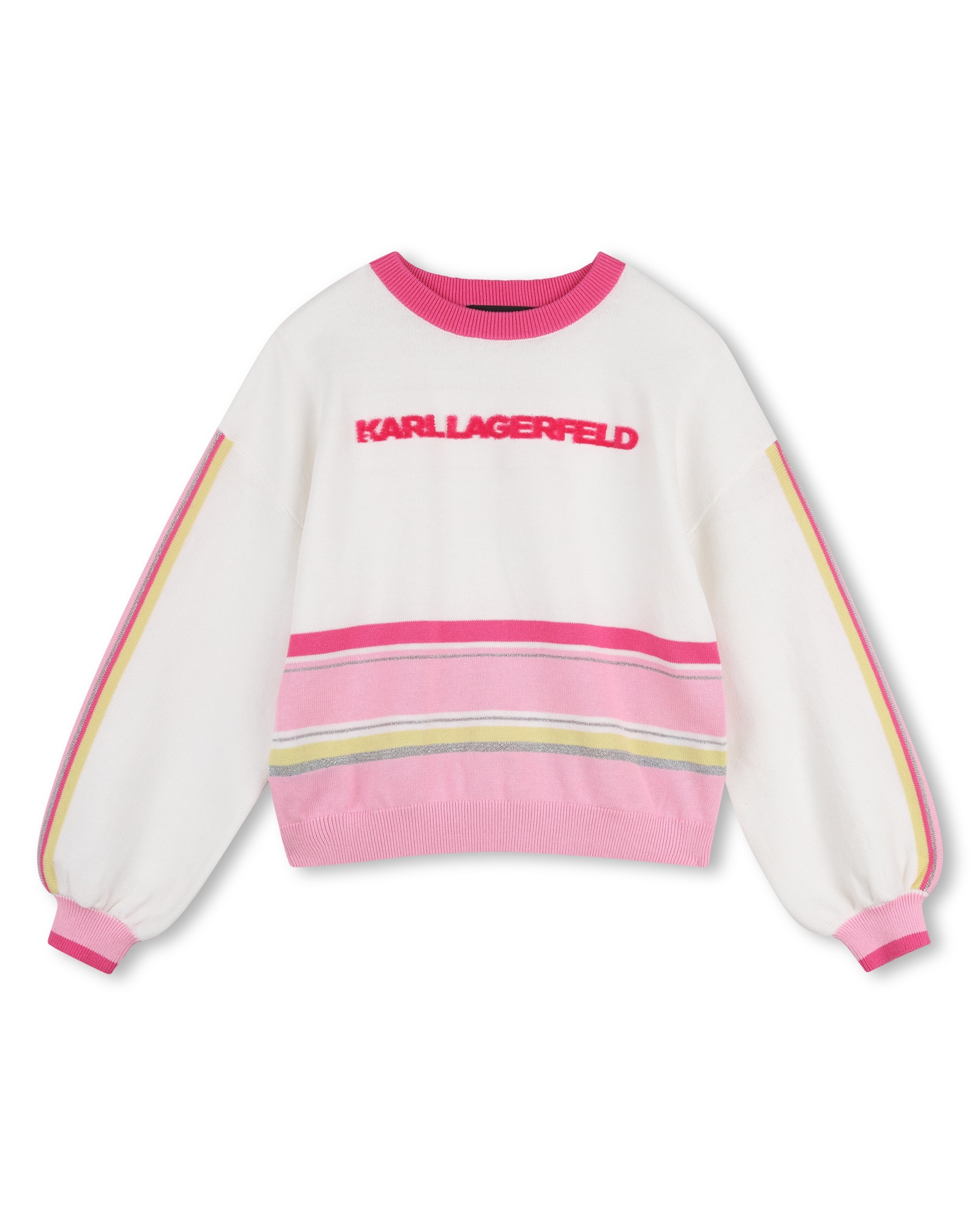 Jersey de niña con fantasía - Karl Lagerfeld Kids - Rosa Rosa-1