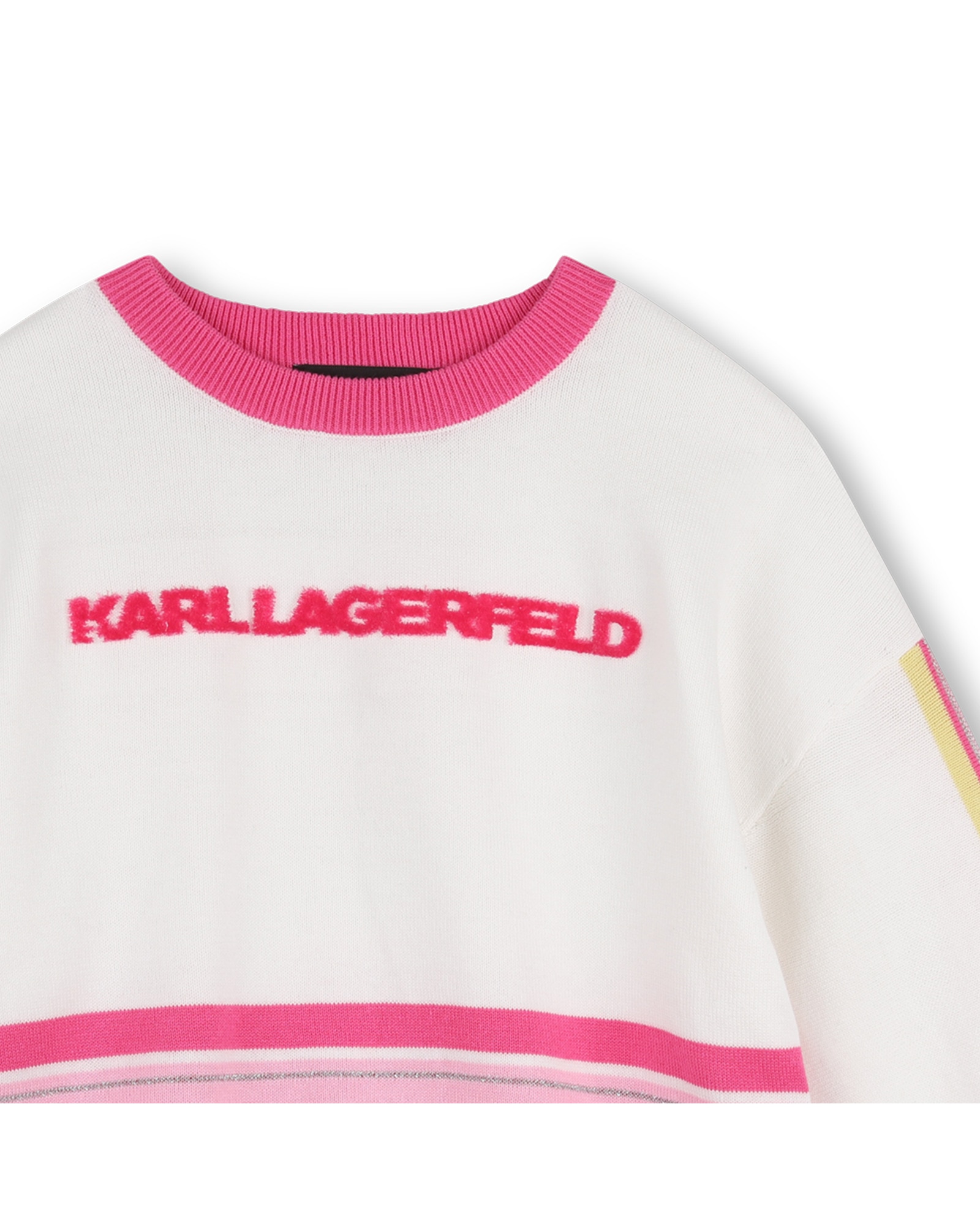 Jersey de niña con fantasía - Karl Lagerfeld Kids - Rosa Rosa-2