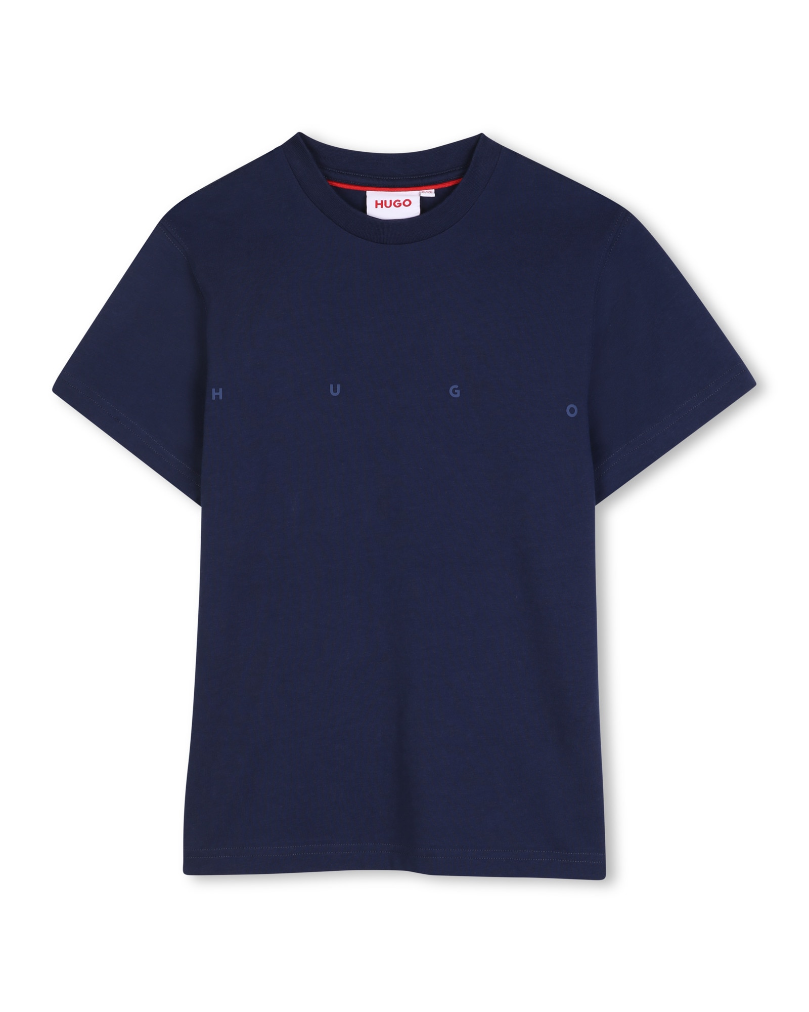 Imagen 1 de Camiseta de niño de manga corta liso - Hugo - Azul marino Azul marino