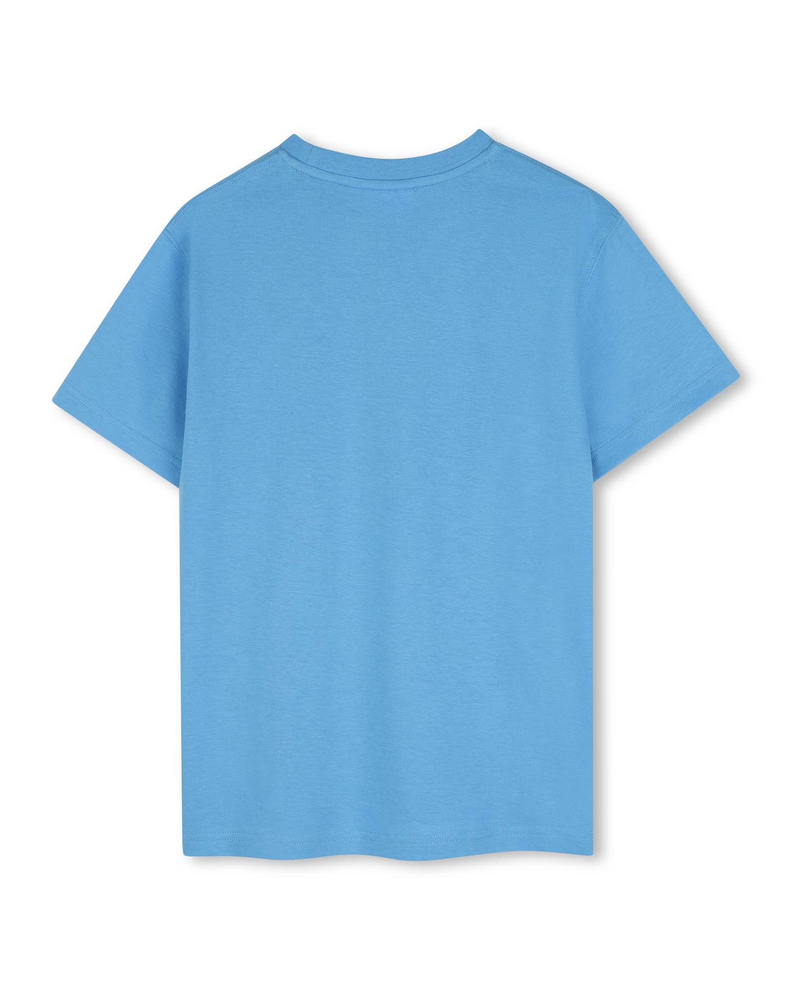 Imagen 3 de Camiseta de niño de manga corta liso - Hugo - Azul claro Azul claro