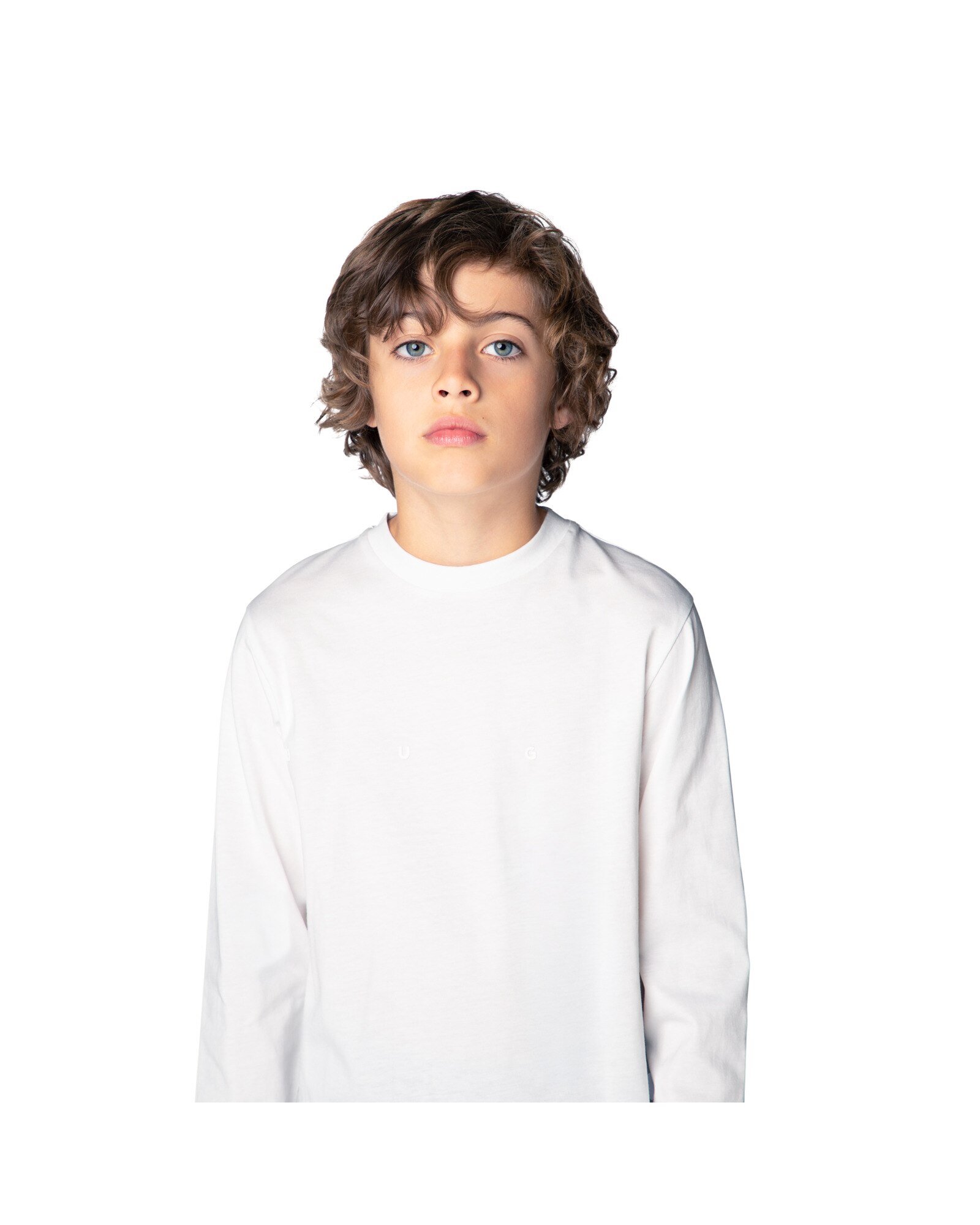 Imagen 0 de Camiseta de niño de manga larga liso Marrón