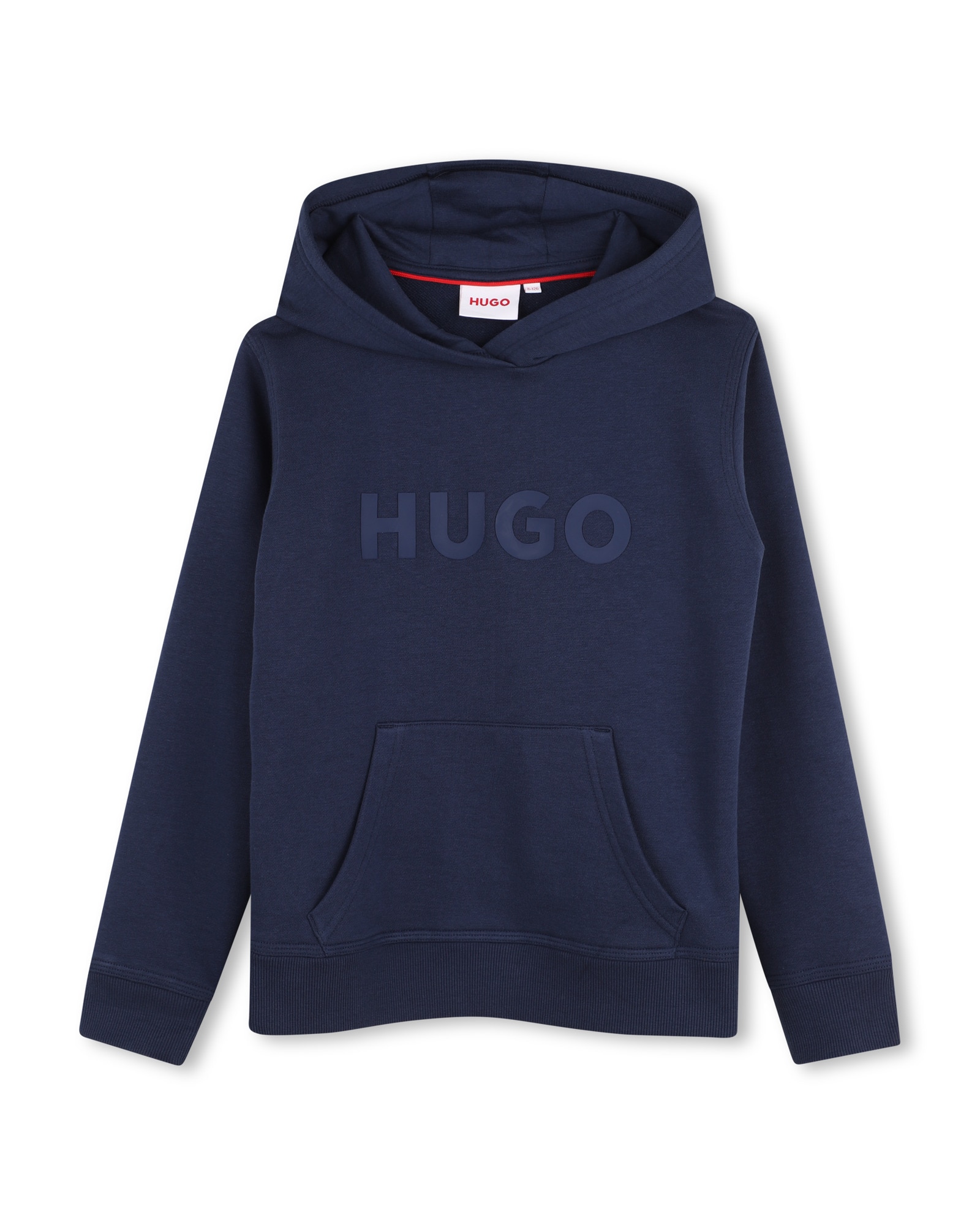 Imagen 1 de Sudadera con capucha de niño liso - Hugo - Azul marino Azul marino