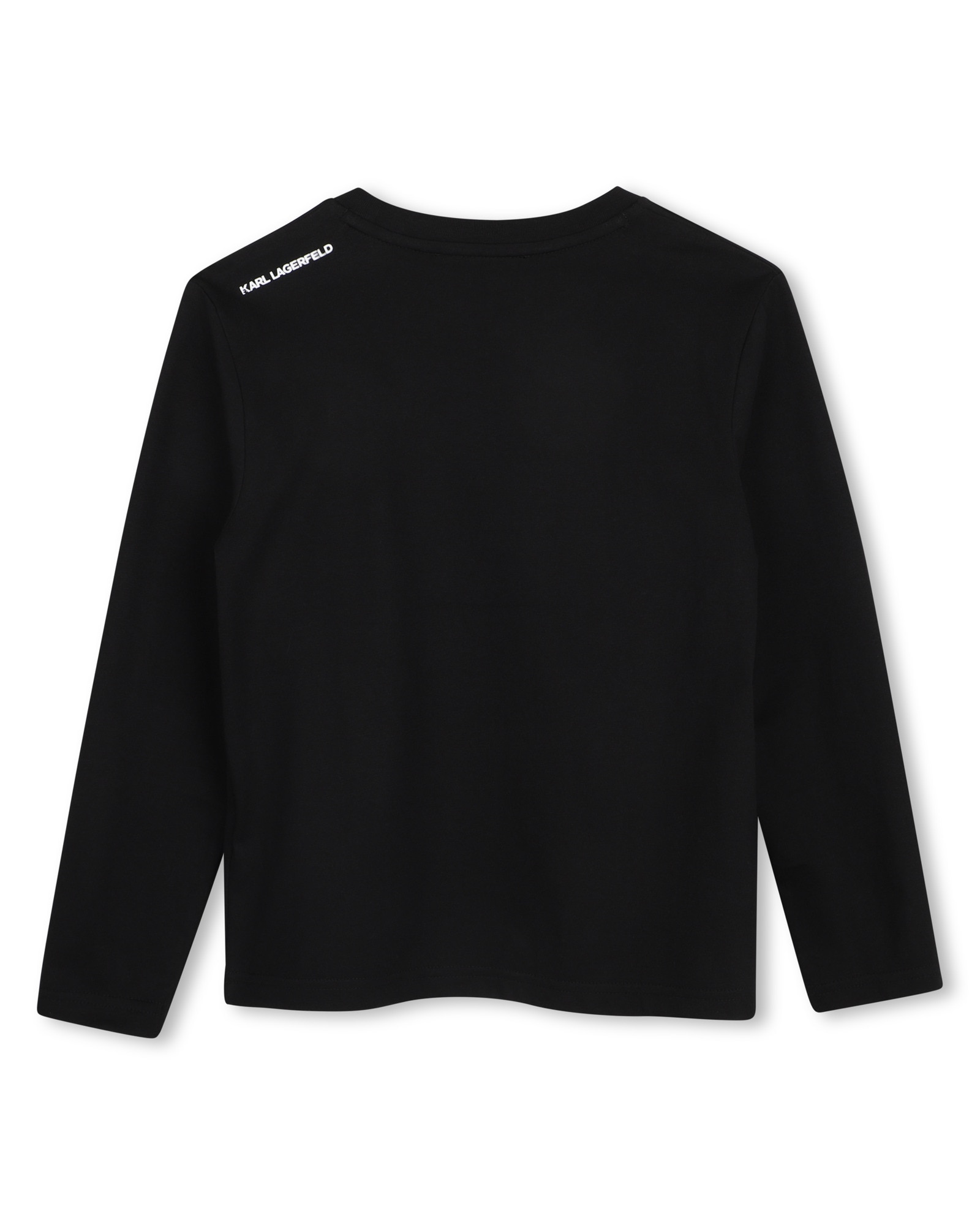 Imagen 3 de Camiseta de niño de manga larga con estampado grande - Karl Lagerfeld Kids - Negro Negro