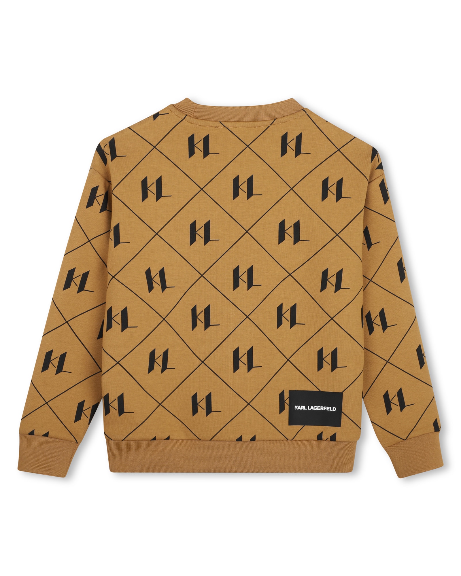 Imagen 3 de Sudadera con capucha de niño con estampado grande - Karl Lagerfeld Kids - Marrón Marrón