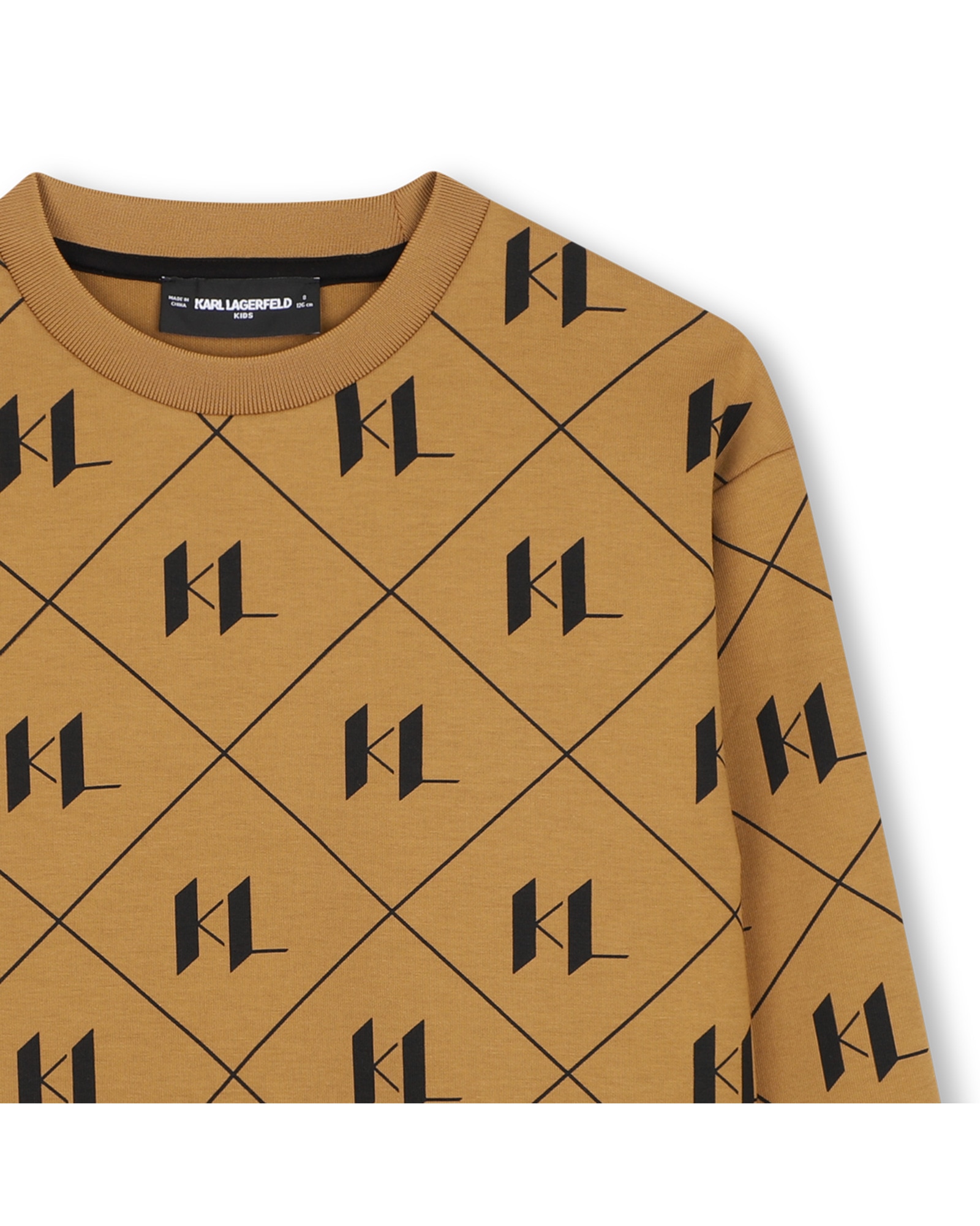 Imagen 2 de Sudadera con capucha de niño con estampado grande - Karl Lagerfeld Kids - Marrón Marrón
