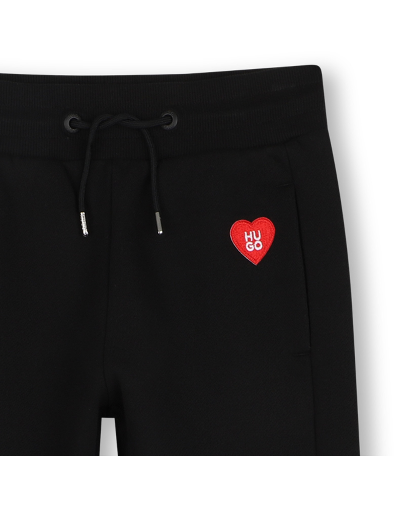 Imagen 2 de Pantalón deportivo de niña liso - Hugo - Negro Negro