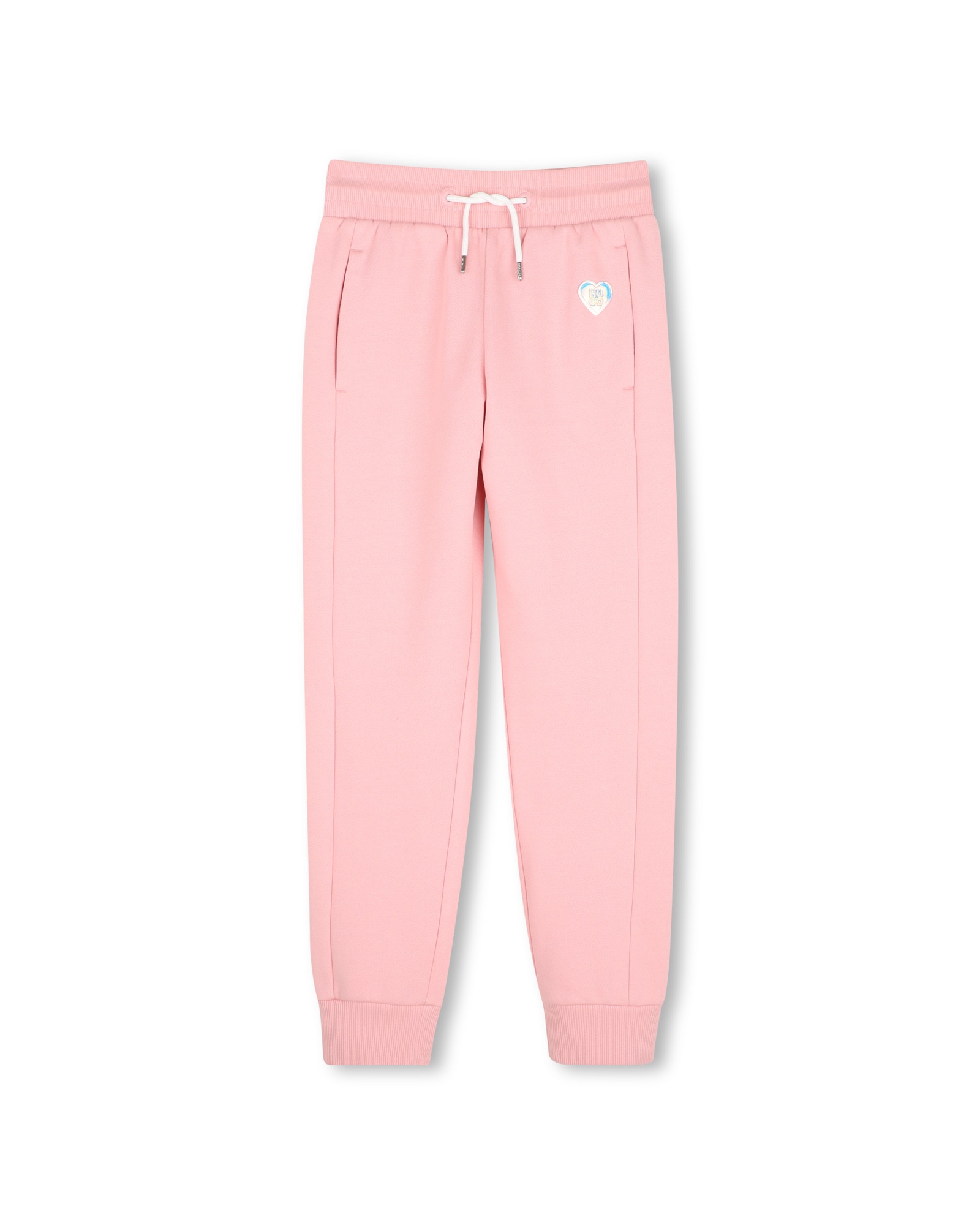 Imagen 1 de Pantalón deportivo de niña liso - Hugo - Rosa Rosa