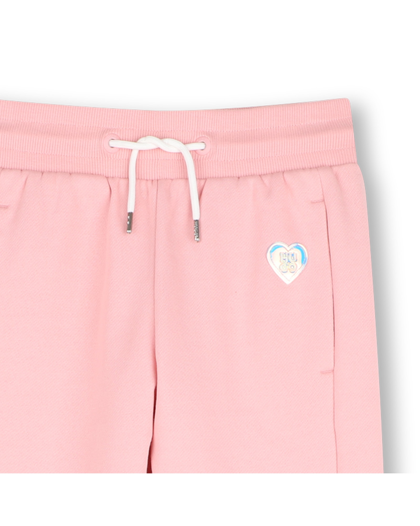 Imagen 2 de Pantalón deportivo de niña liso - Hugo - Rosa Rosa